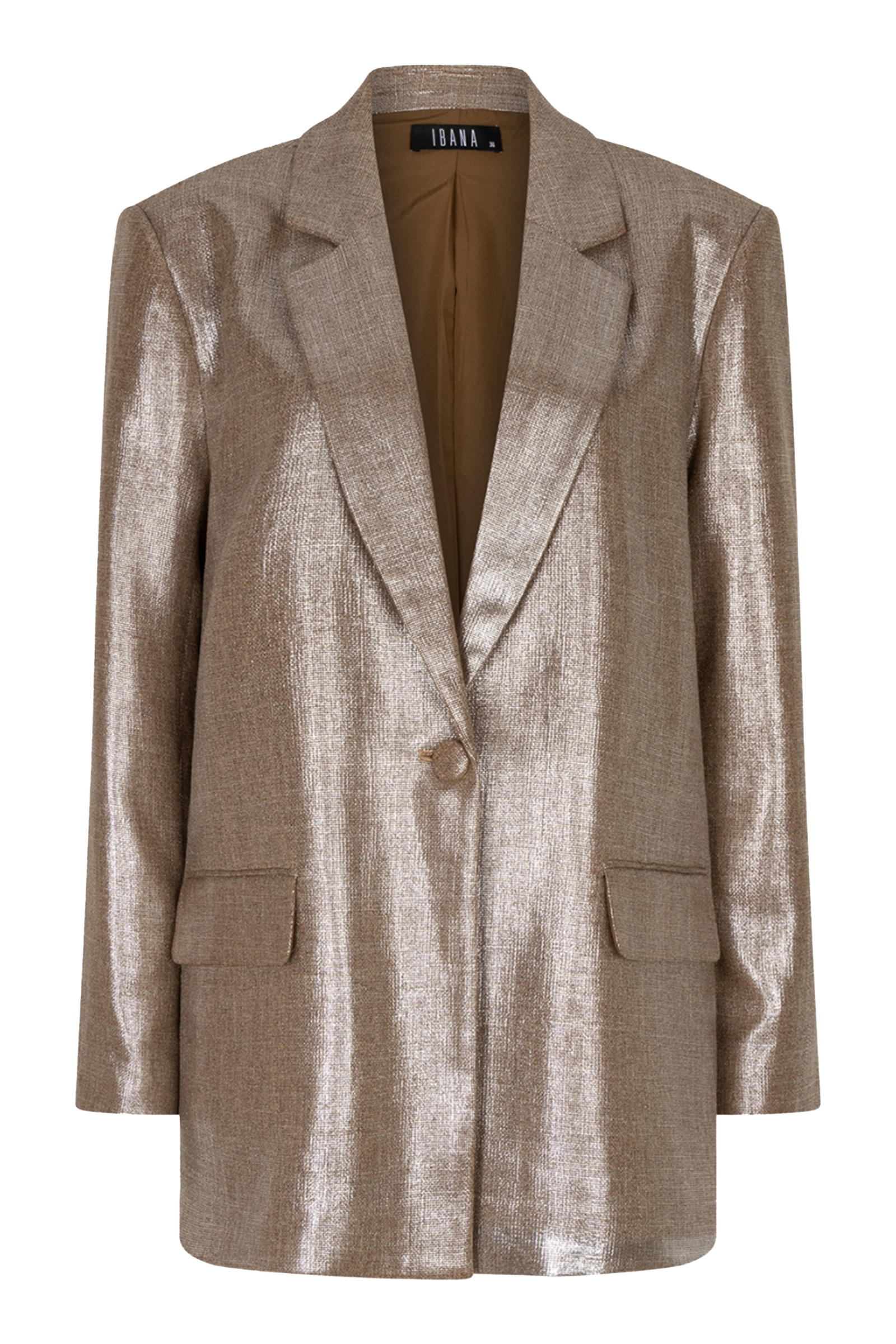 Dames blazer goud