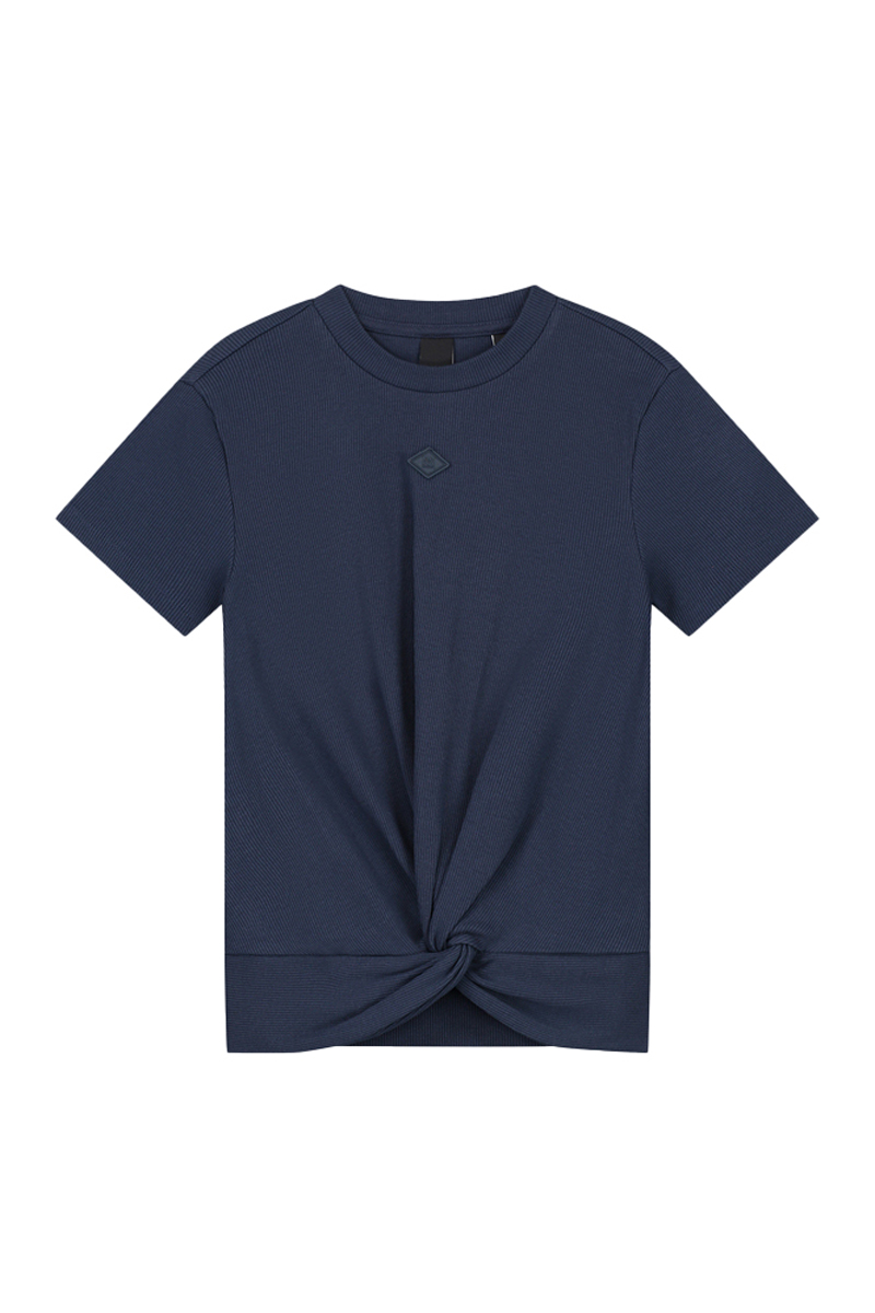 Meisjes t-shirt korte mouw blauw