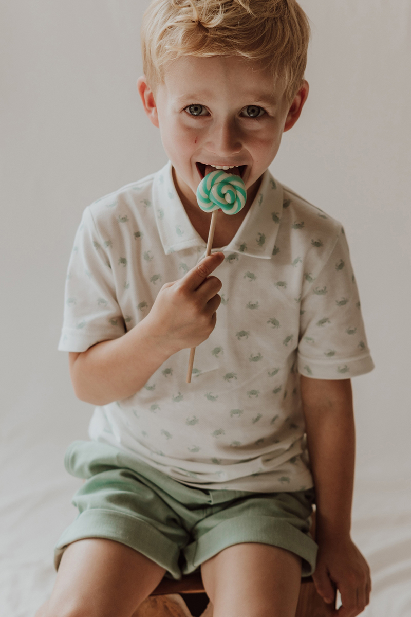 Baby t-shirt korte mouw wit