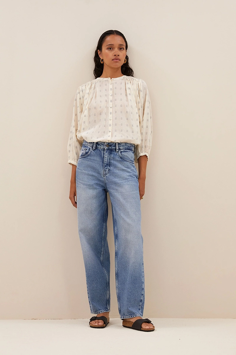 Dames jeans blauw