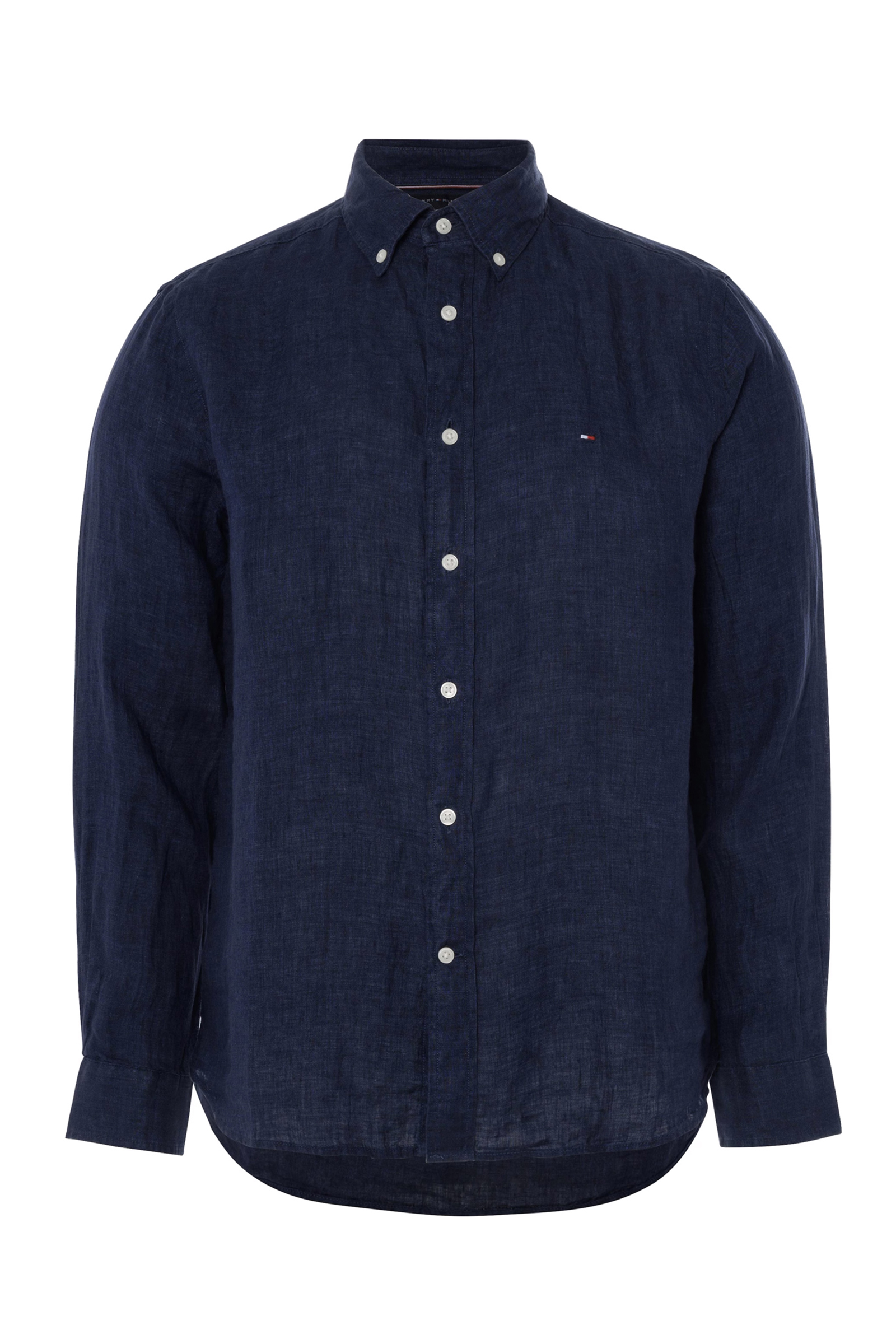 Tommy Hilfiger FLEX DOBBY SF SHIRT Blauw 1
