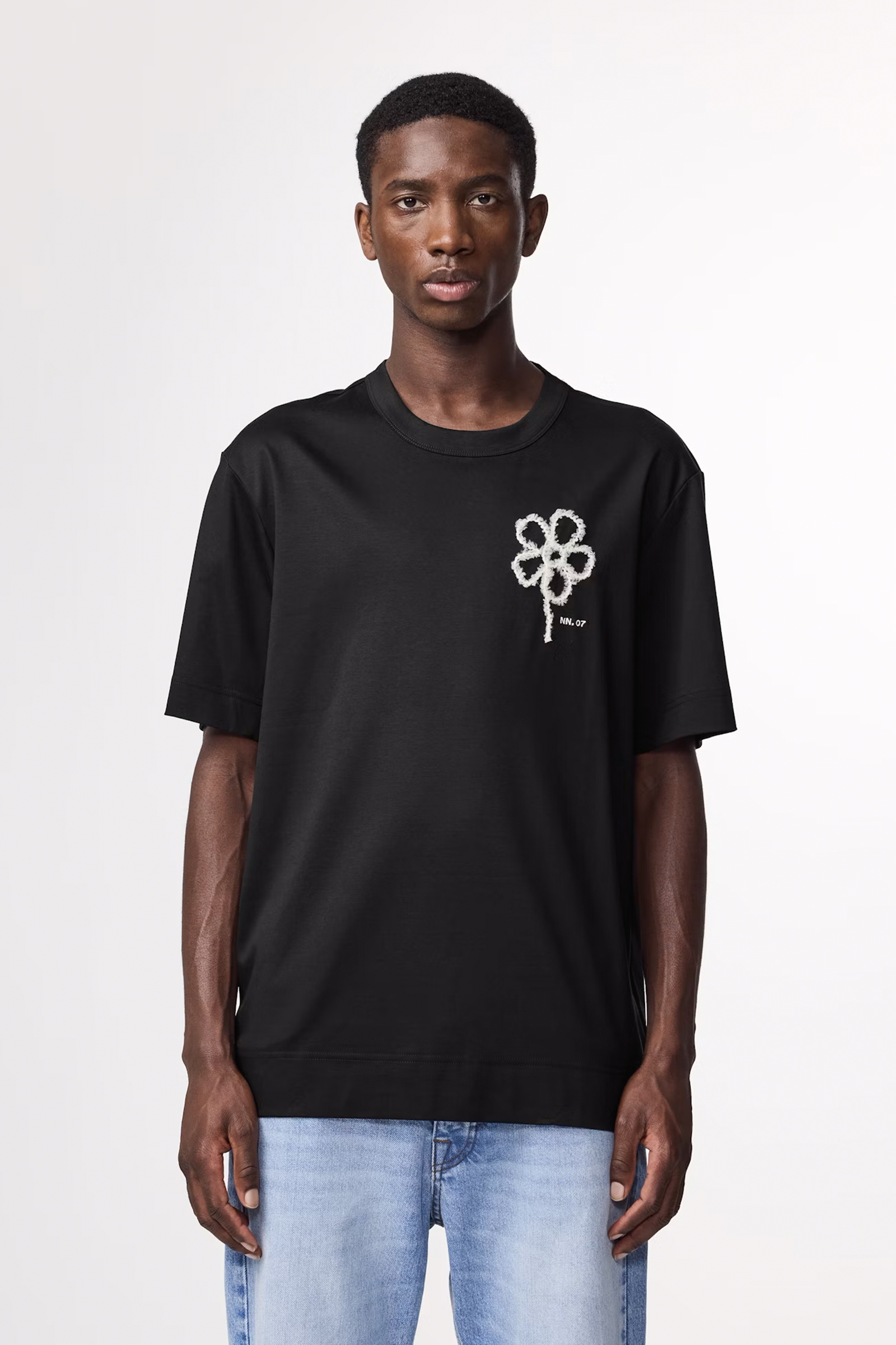 Heren t-shirt kortemouw zwart
