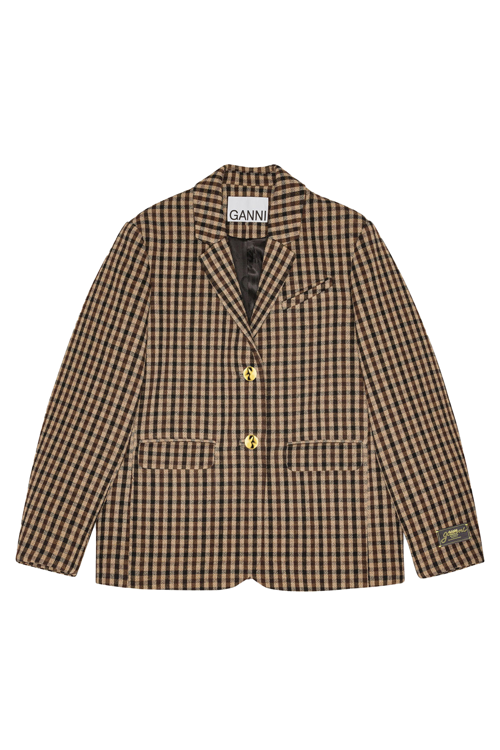 Dames blazer bruin