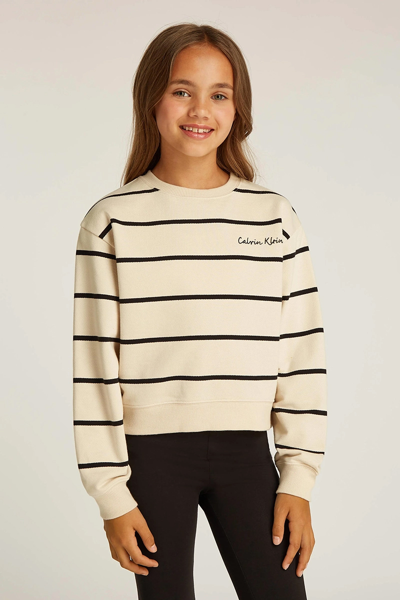 Meisjes sweater bruin