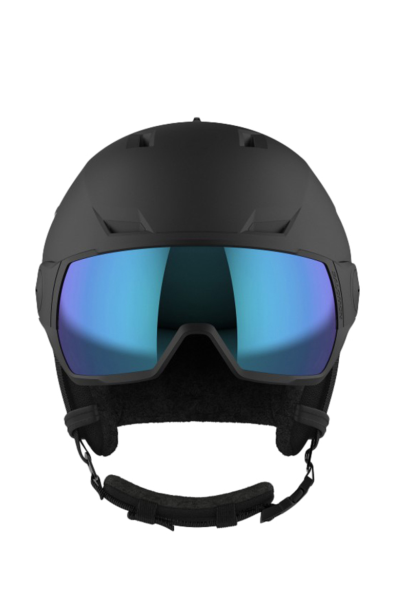 Wintersport helm senior zwart