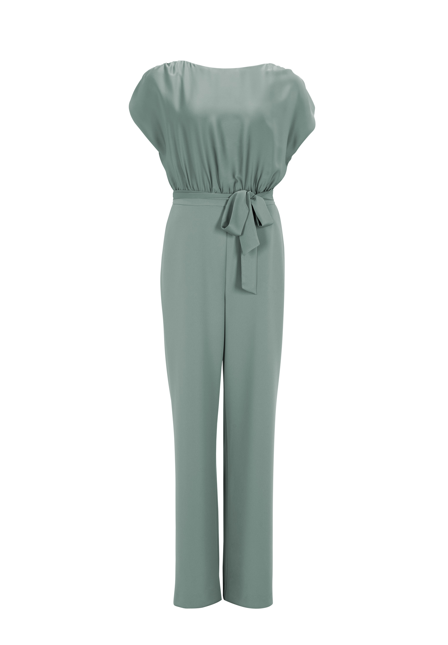 Dames jumpsuit/tuinbroek groen