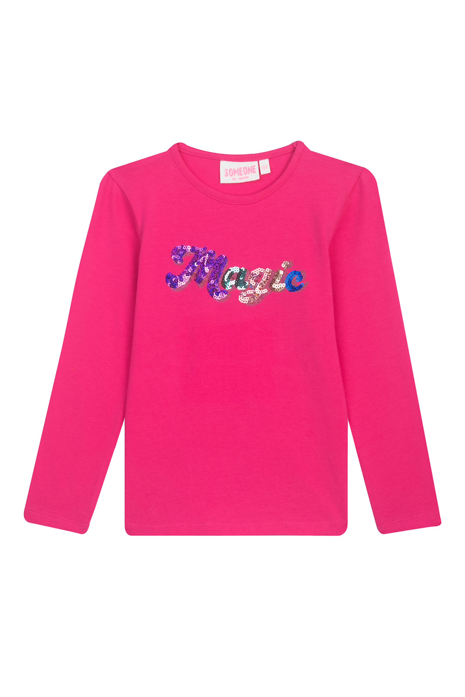 Meisjes t-shirt lange mouw rose