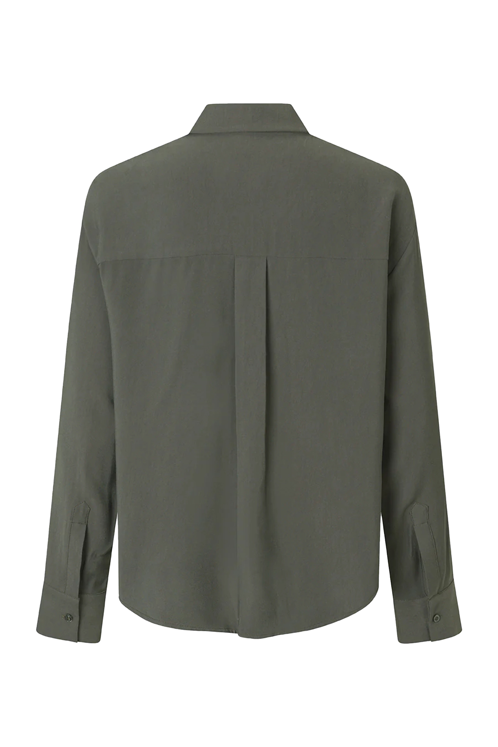 Dames blouse lange mouw groen