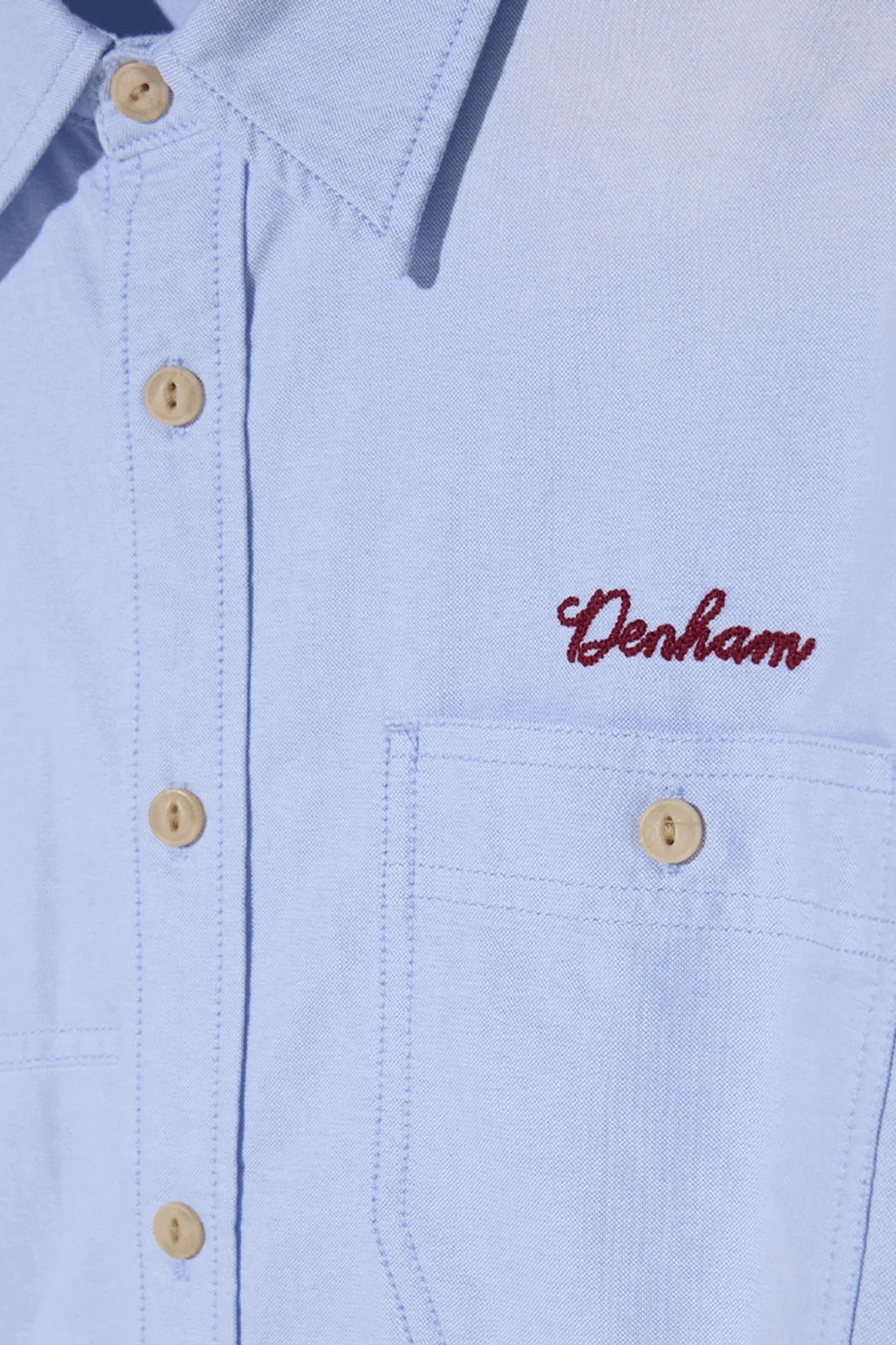 Heren overhemd lm casual blauw
