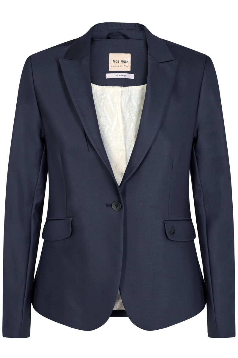 Dames blazer blauw