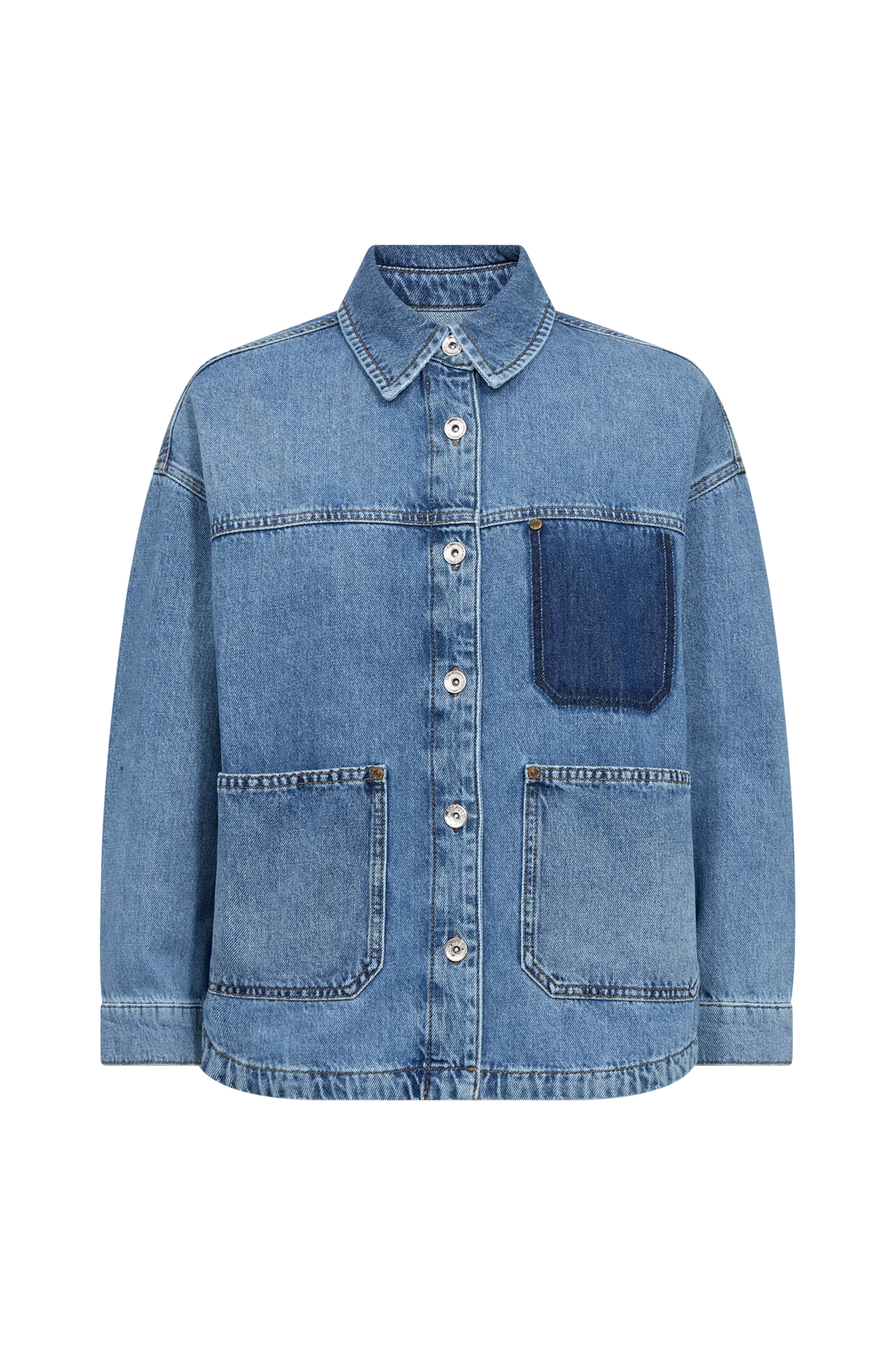 Dames jas blauw