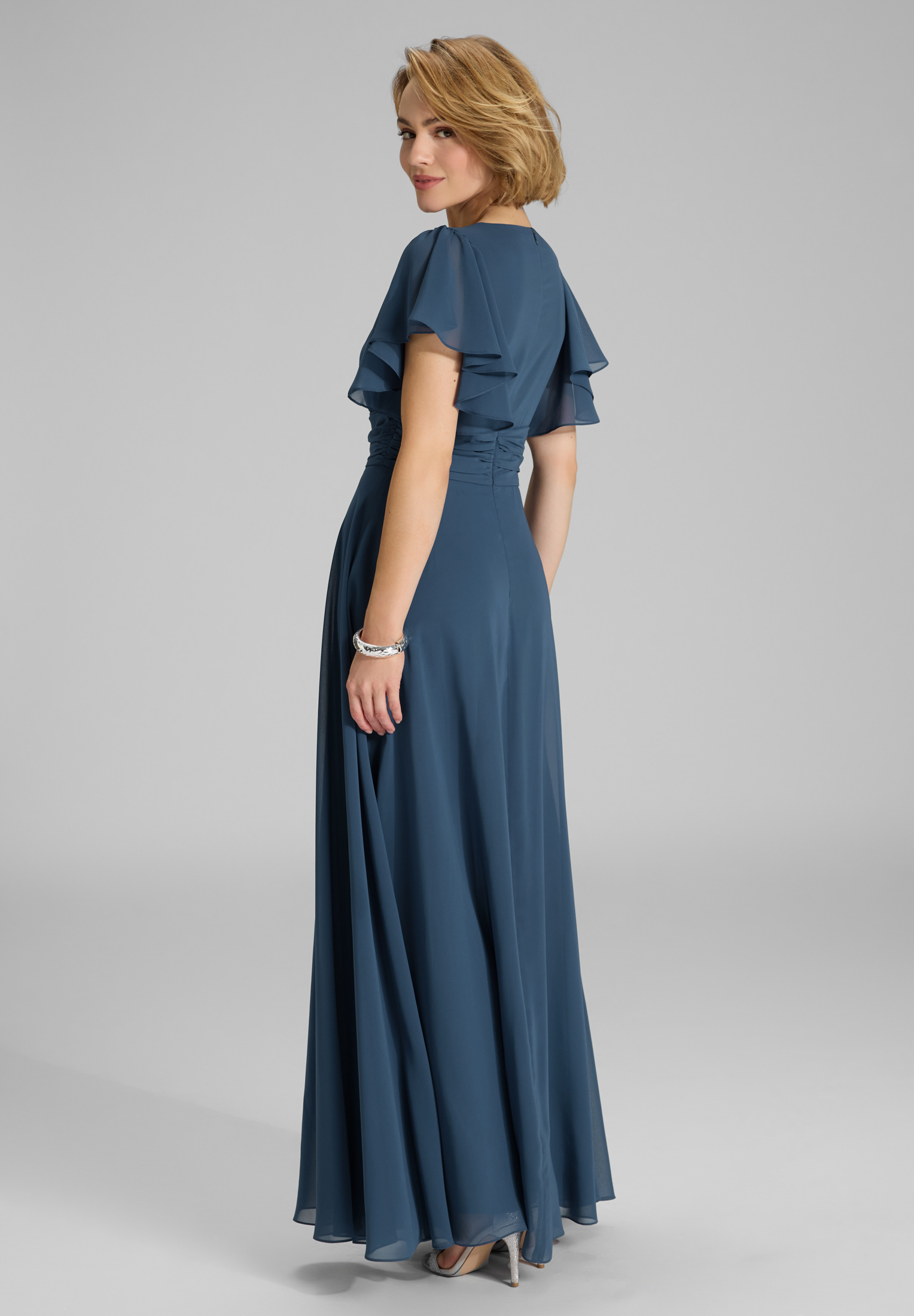 Dames jurk blauw