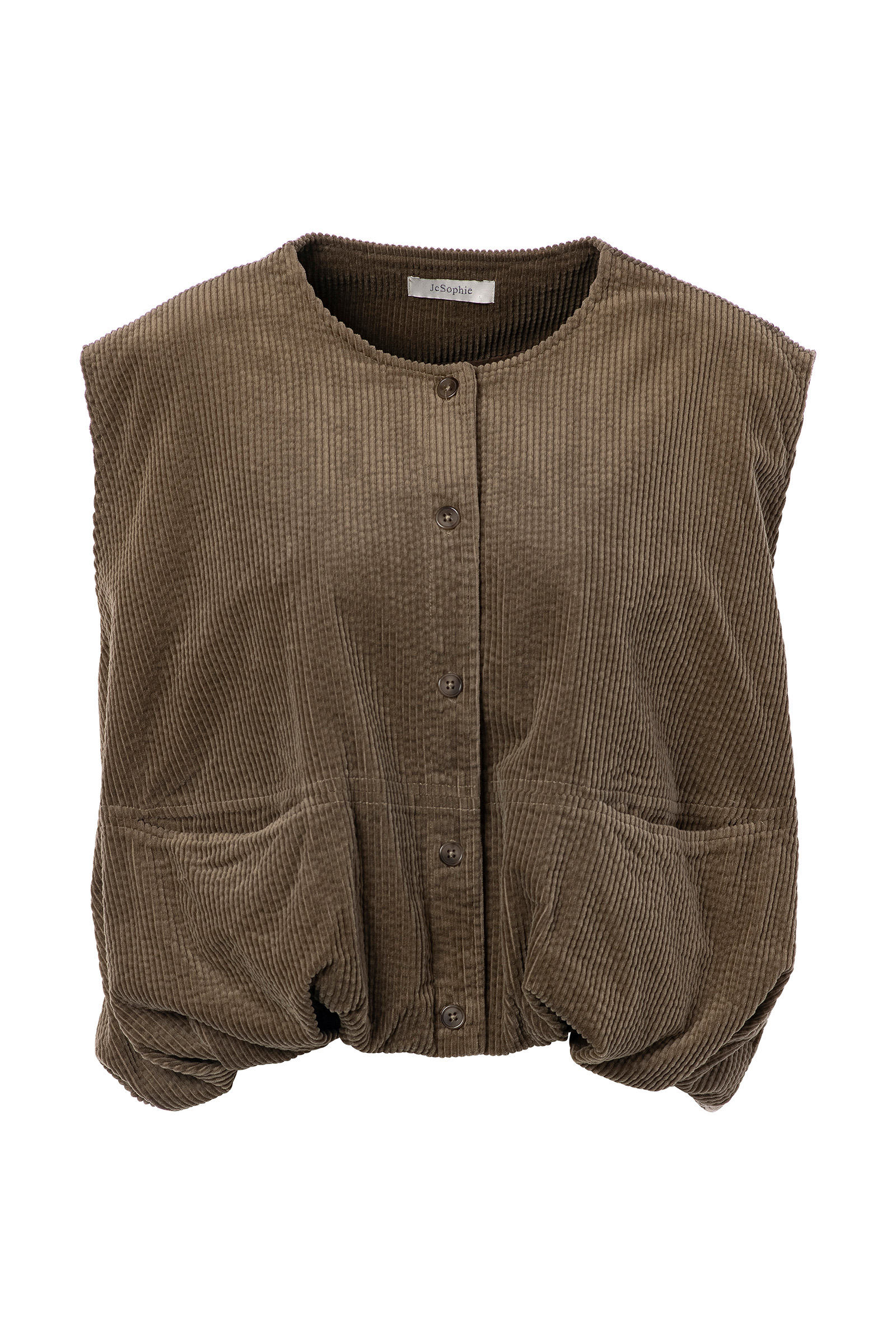 Dames gilet groen