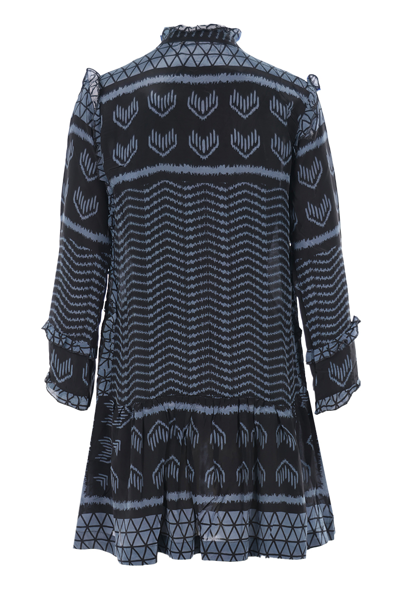 Dames jurk blauw