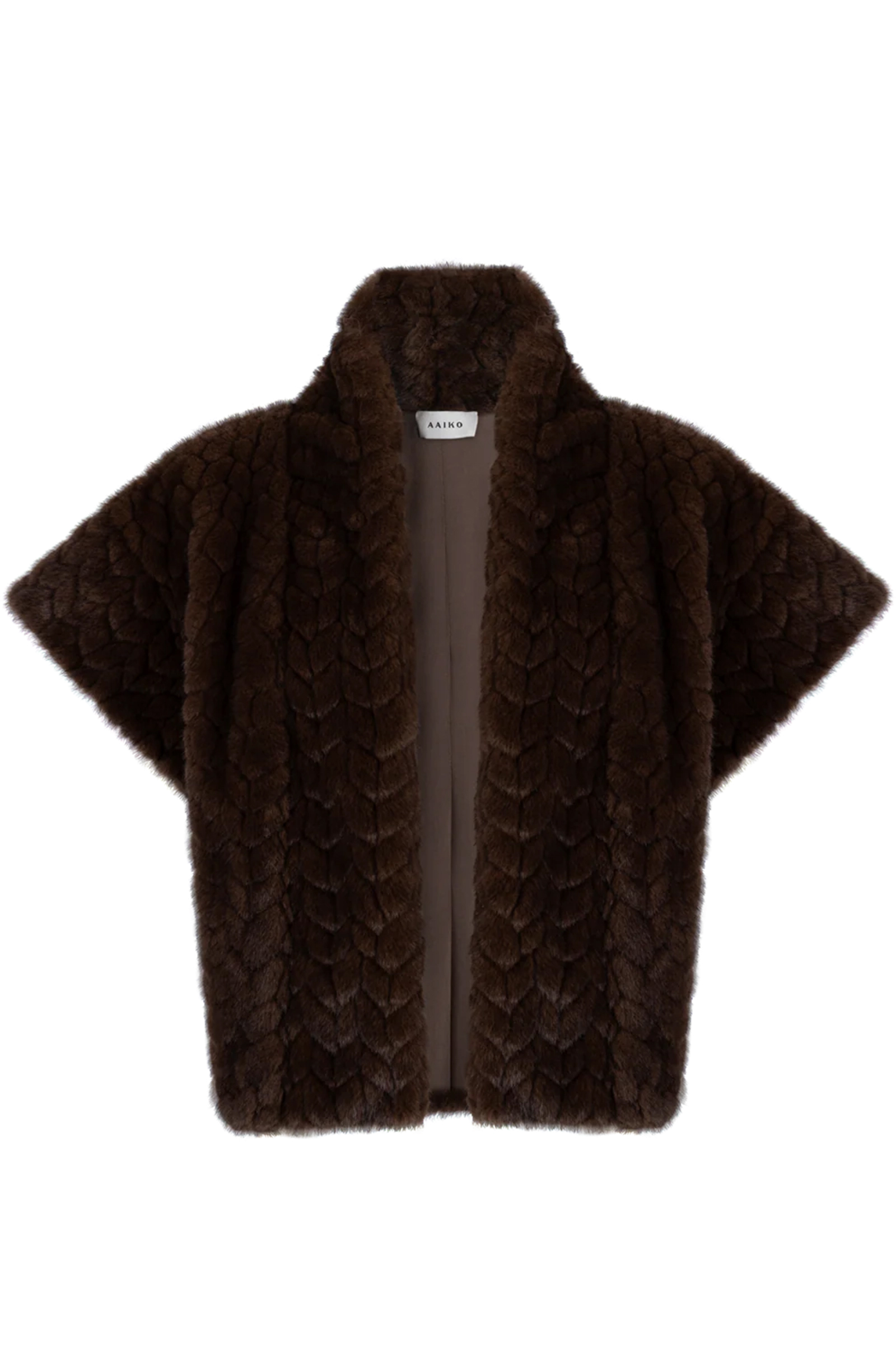 Dames gilet bruin