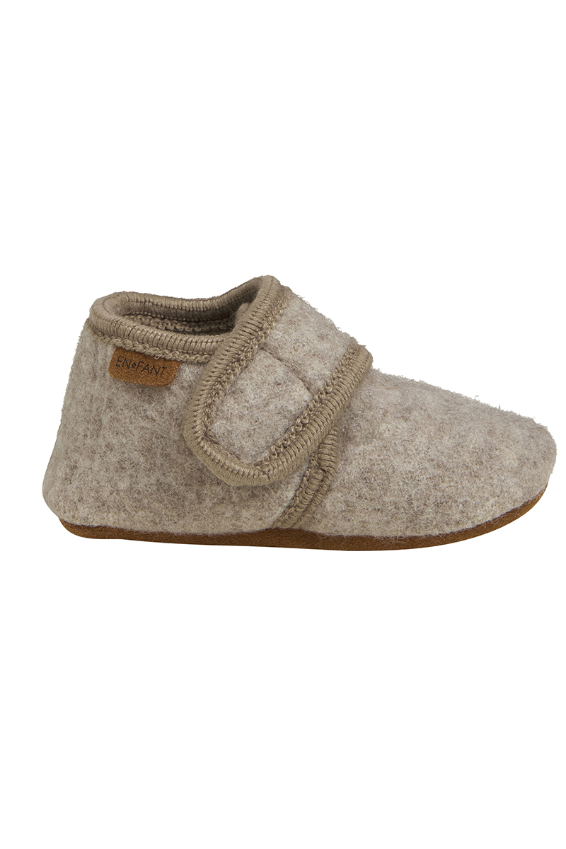EN FANT baby wool slippers bruin/beige-2 2