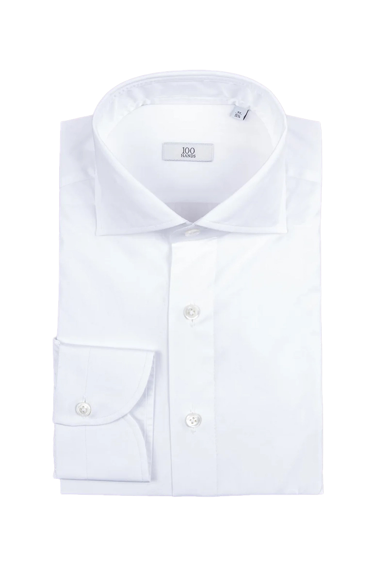 Heren overhemd lm dressual wit