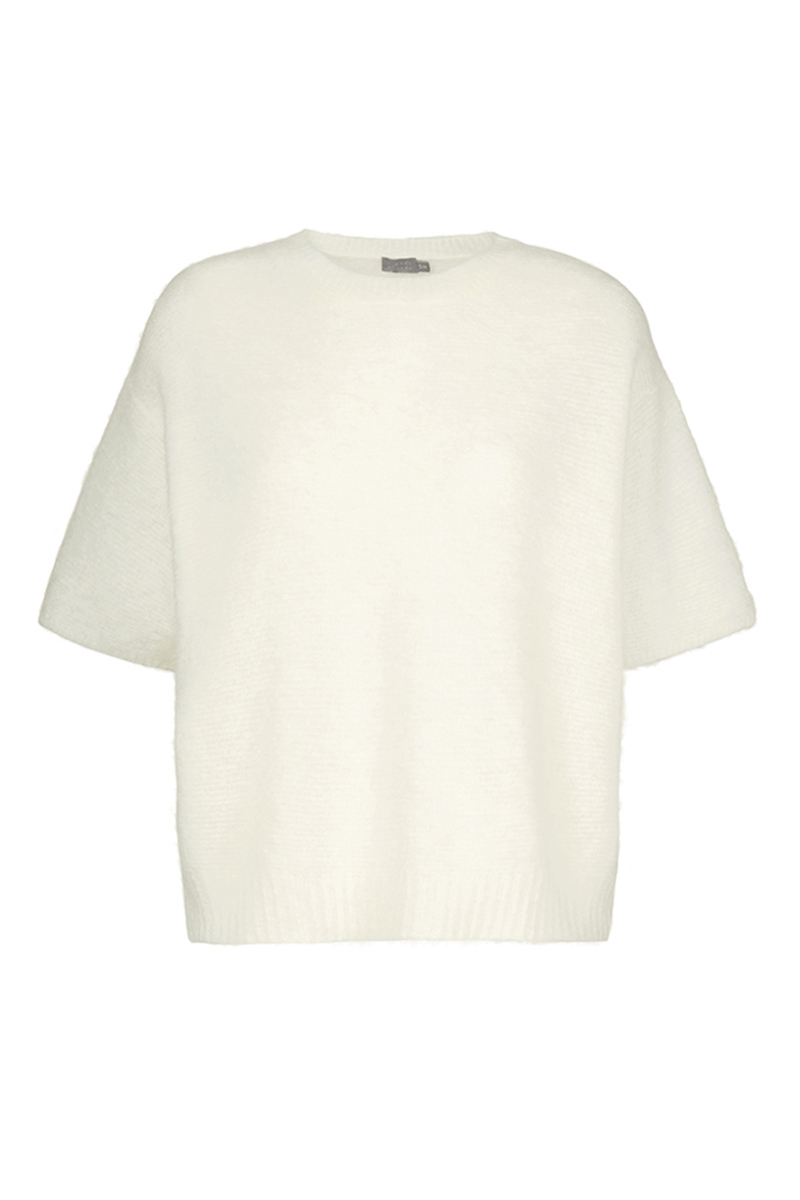 Dames top ecru