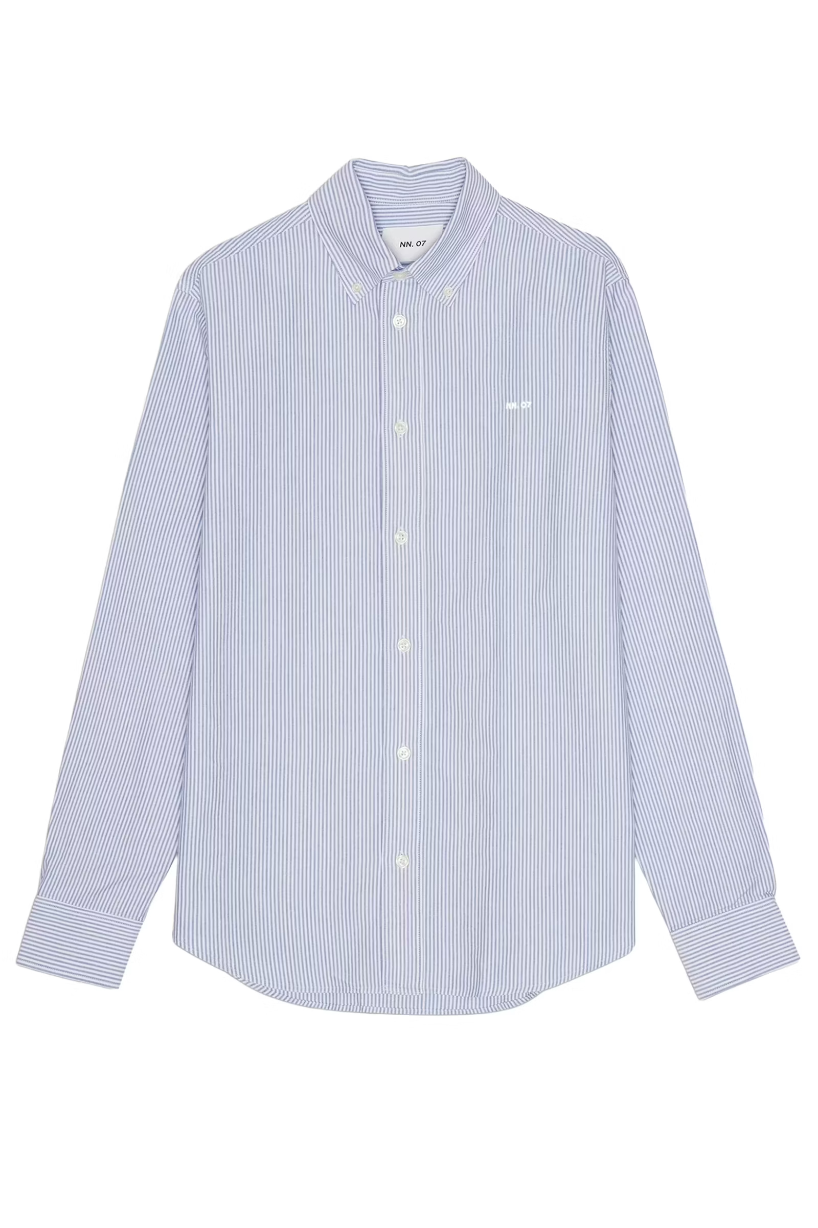 Heren overhemd lm casual blauw