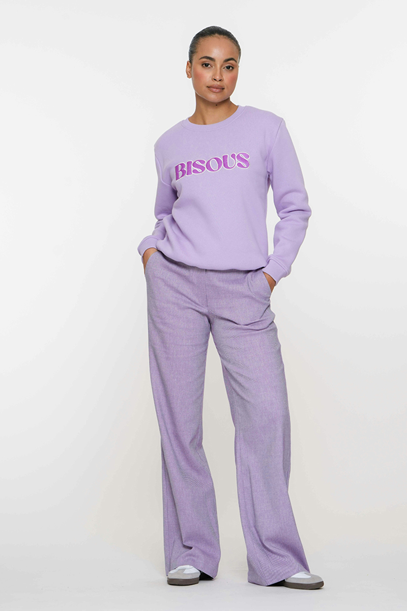 Dames broek paars