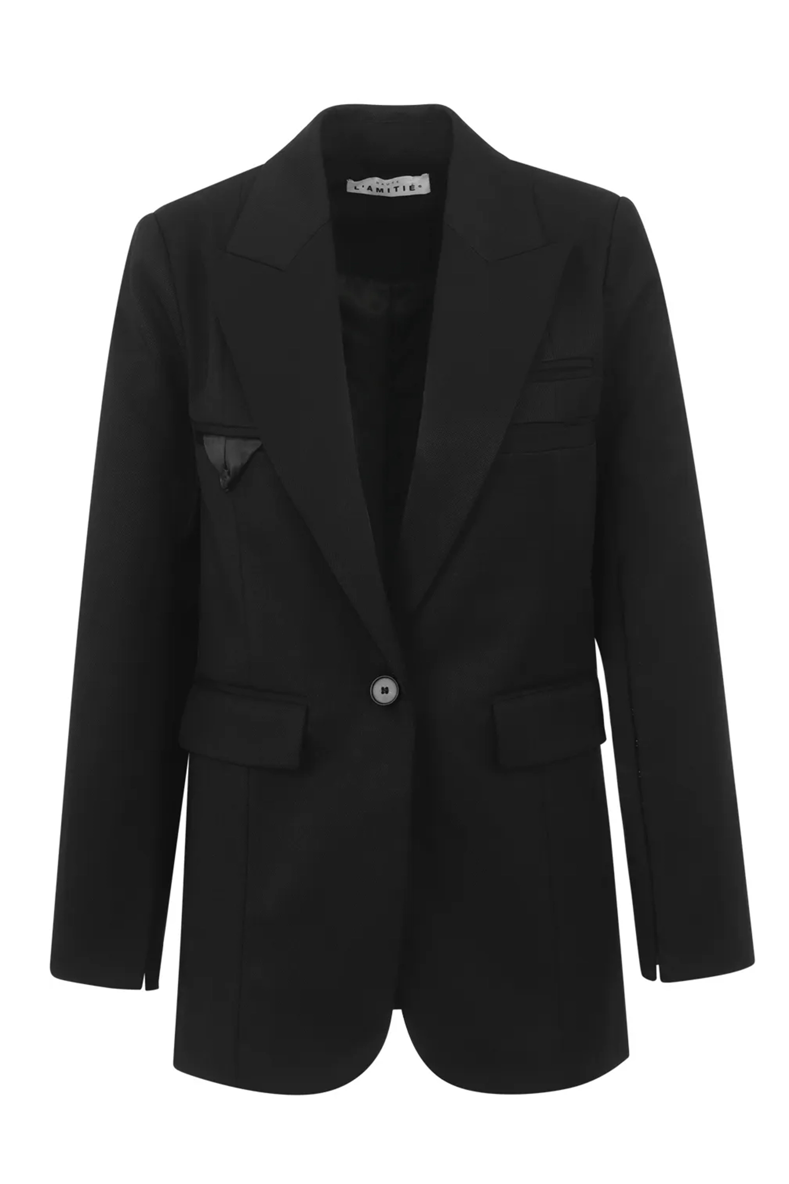 Dames blazer zwart