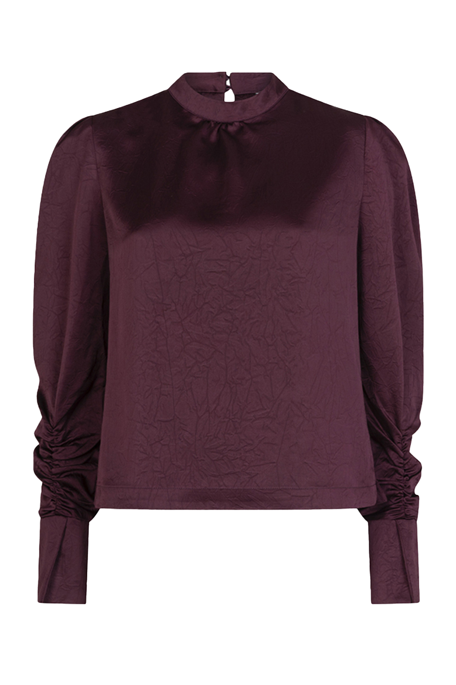 Dames blouse lange mouw rood
