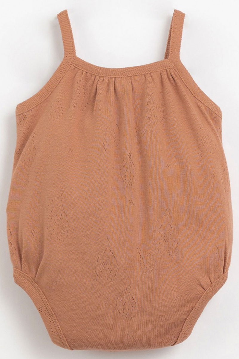 Baby romper mouwloos rood