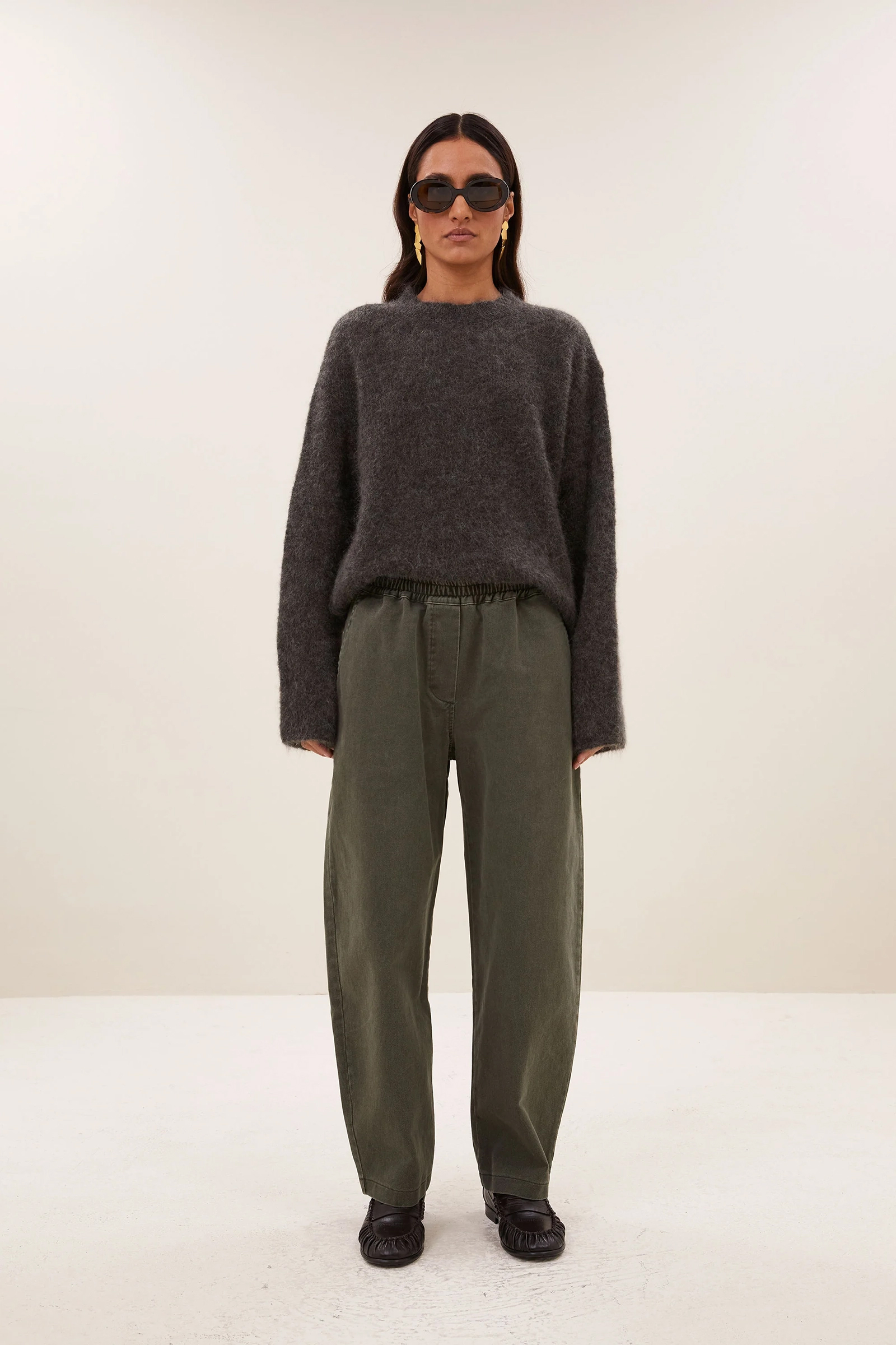 Dames broek groen