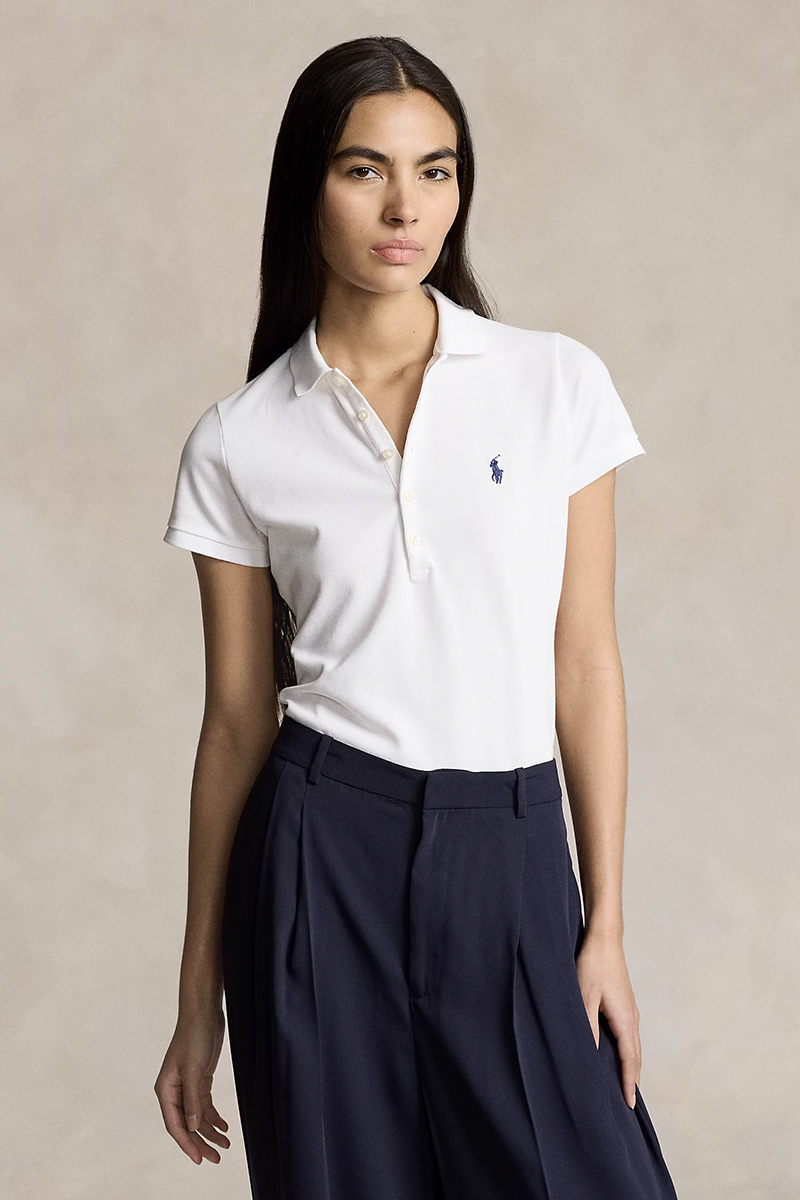 Dames polo wit