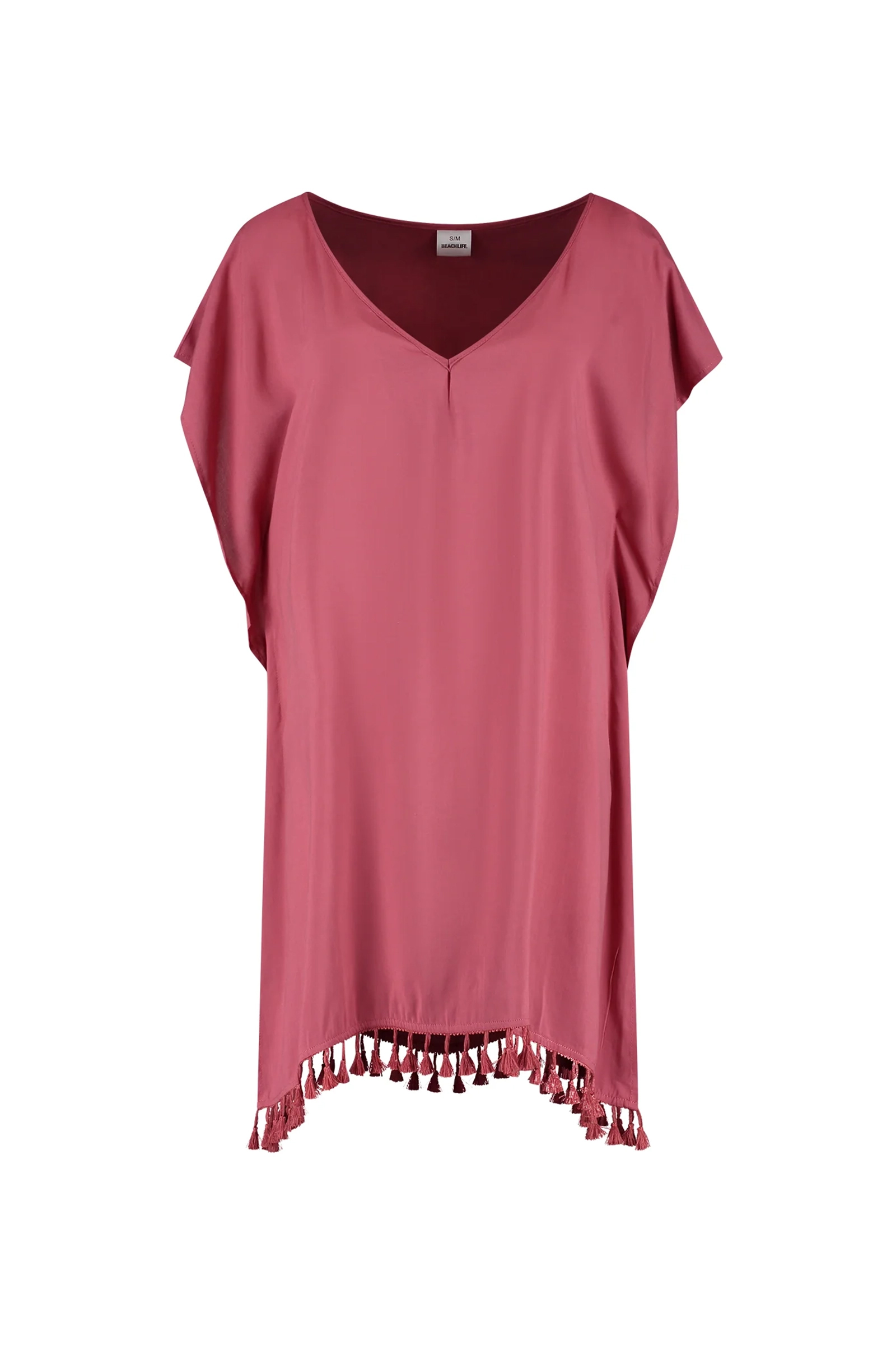 Bad/beach dames jurkje strand rood