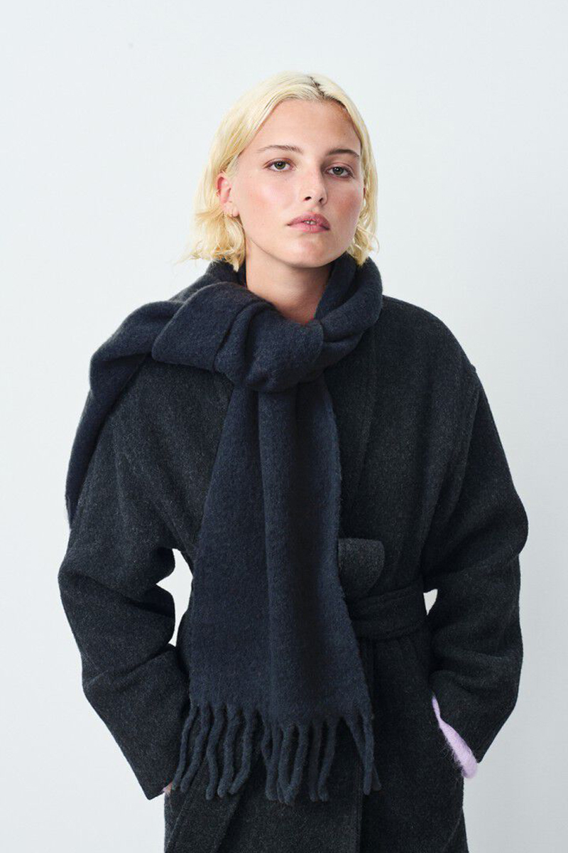 Dames sjaal blauw