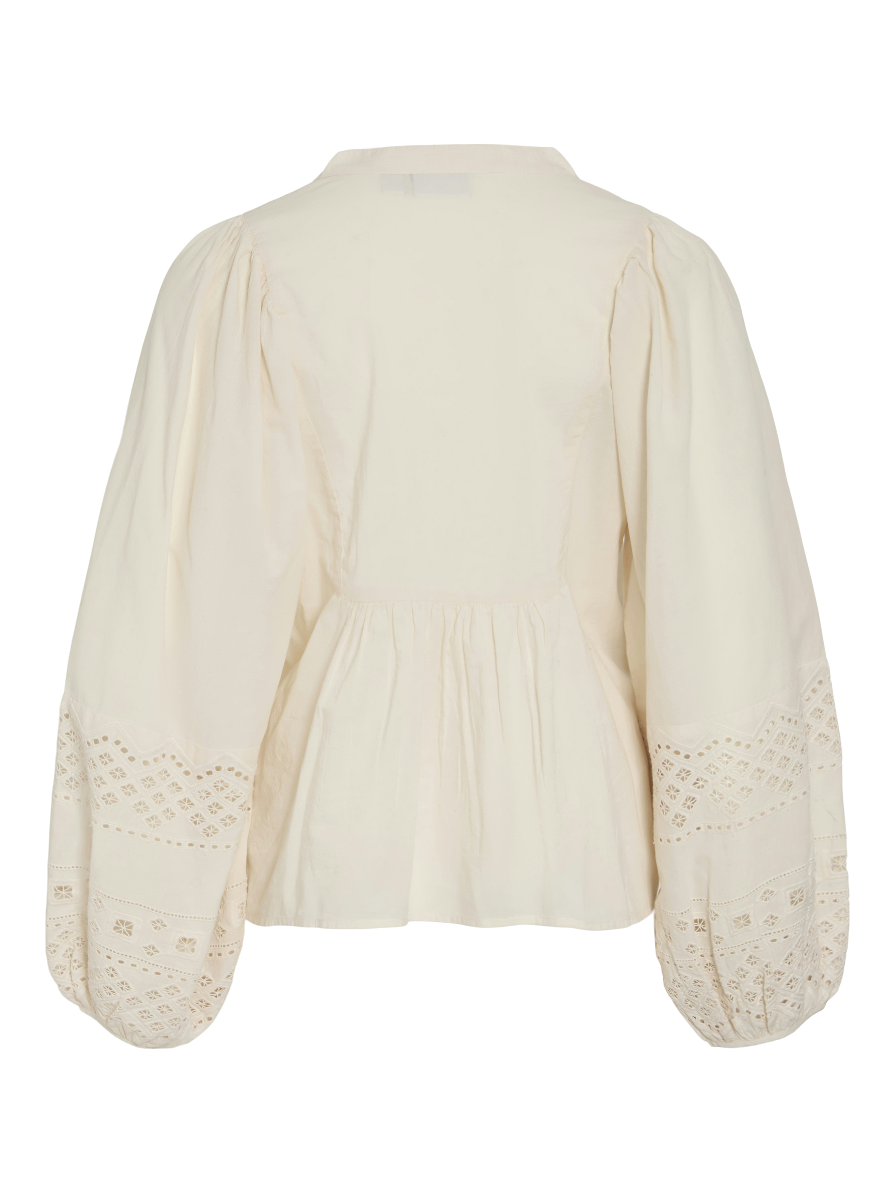 Dames blouse lange mouw bruin