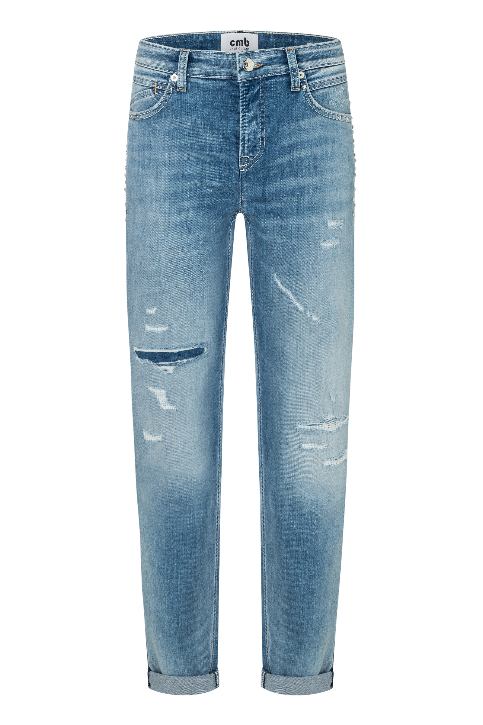 Dames broek blauw
