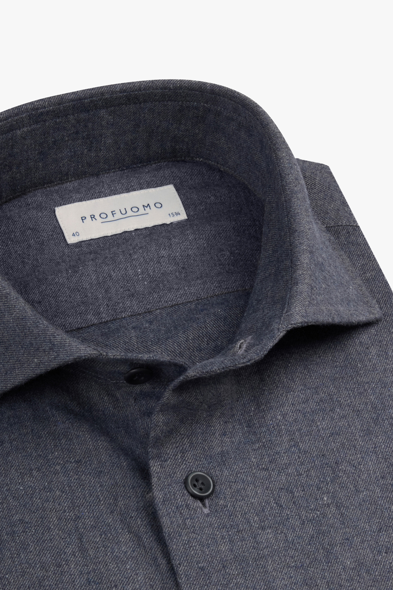 Heren t-shirt kortemouw blauw
