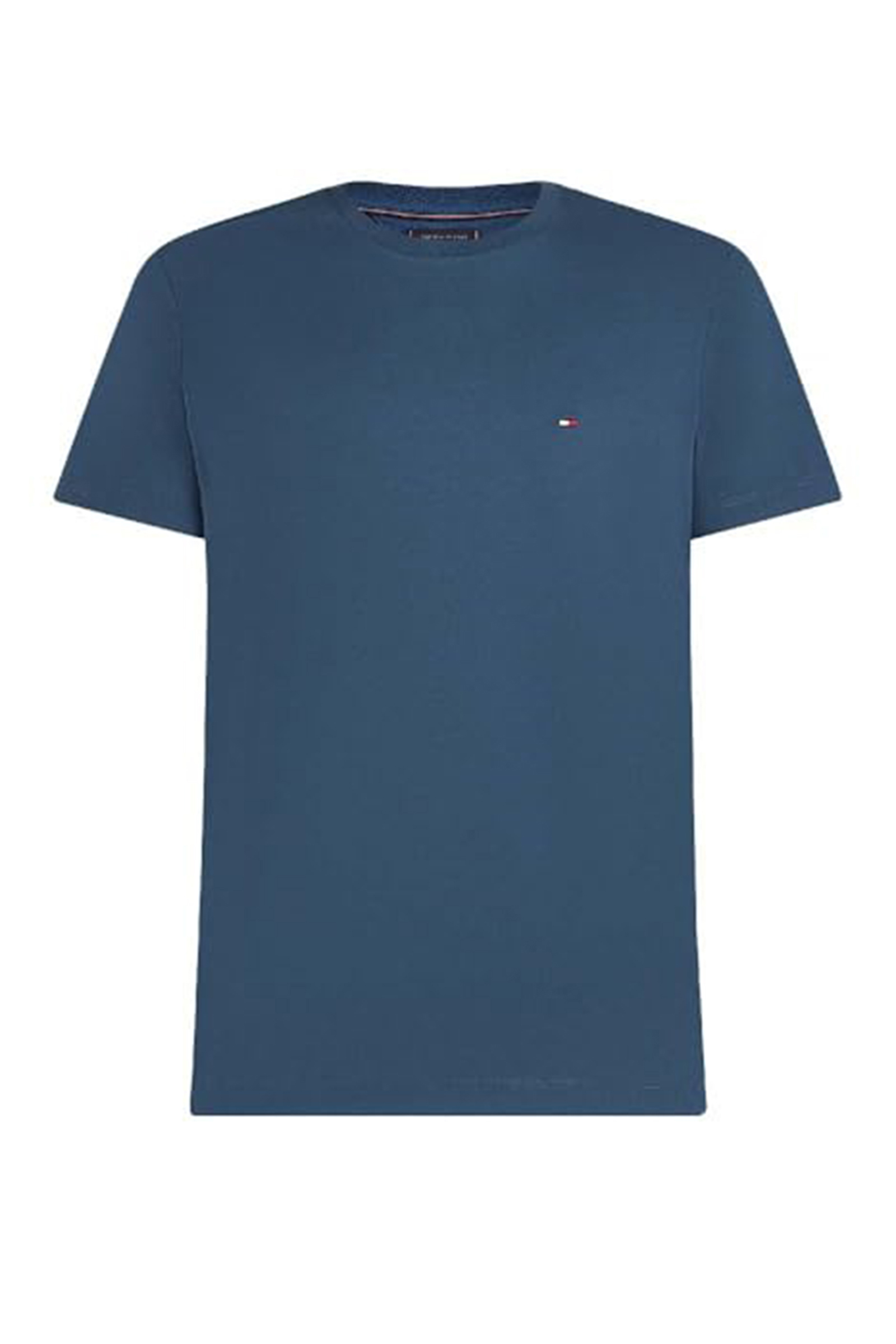 Heren t-shirt kortemouw blauw