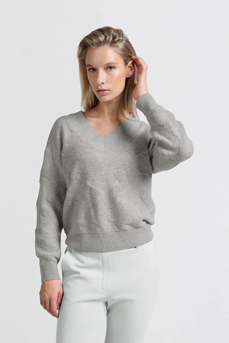 Dames sweater grijs