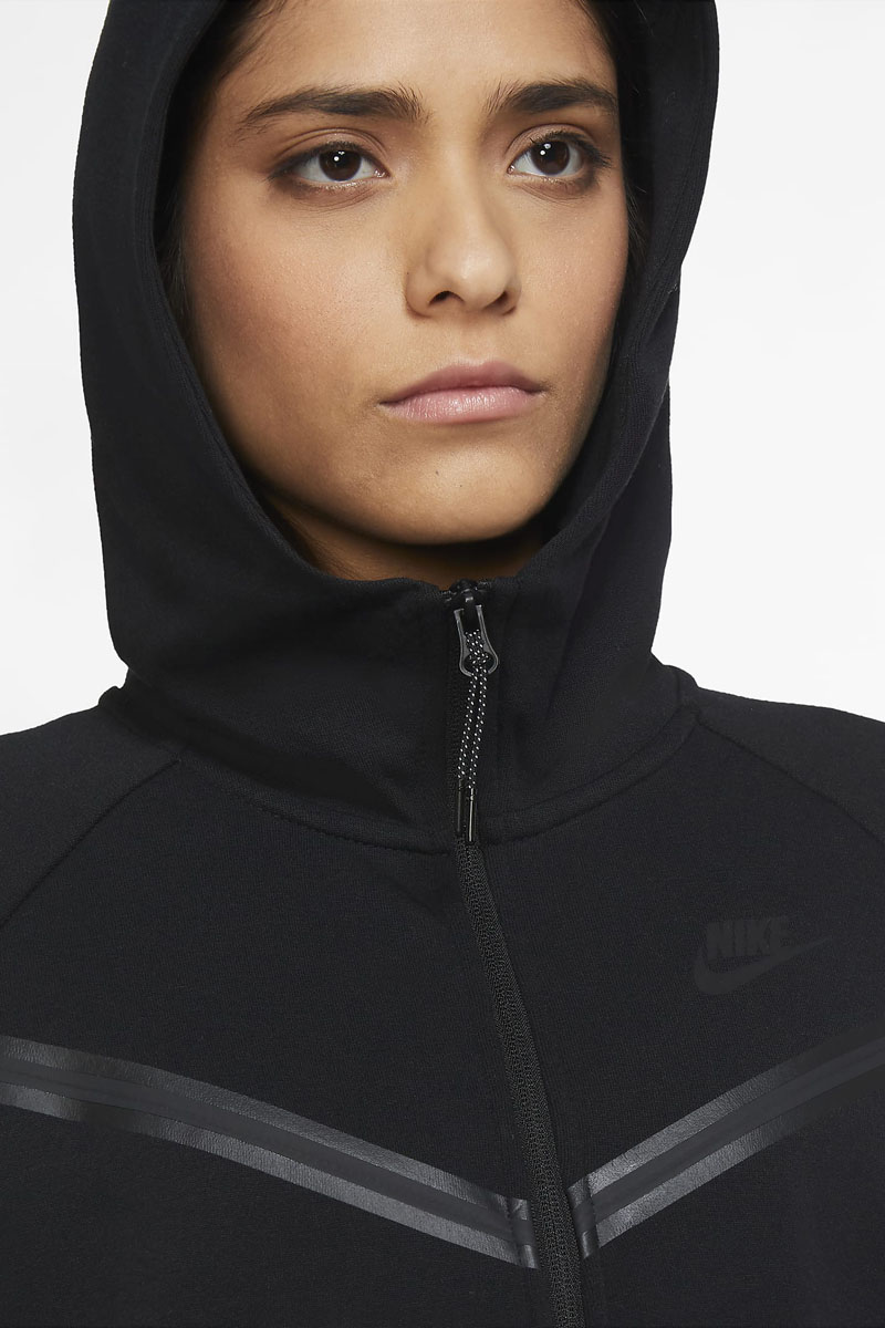 Offer Reorganiseren Wizard Nike Nike Sportswear Tech Fleece Windrun Zwart-1 Voorwinden
