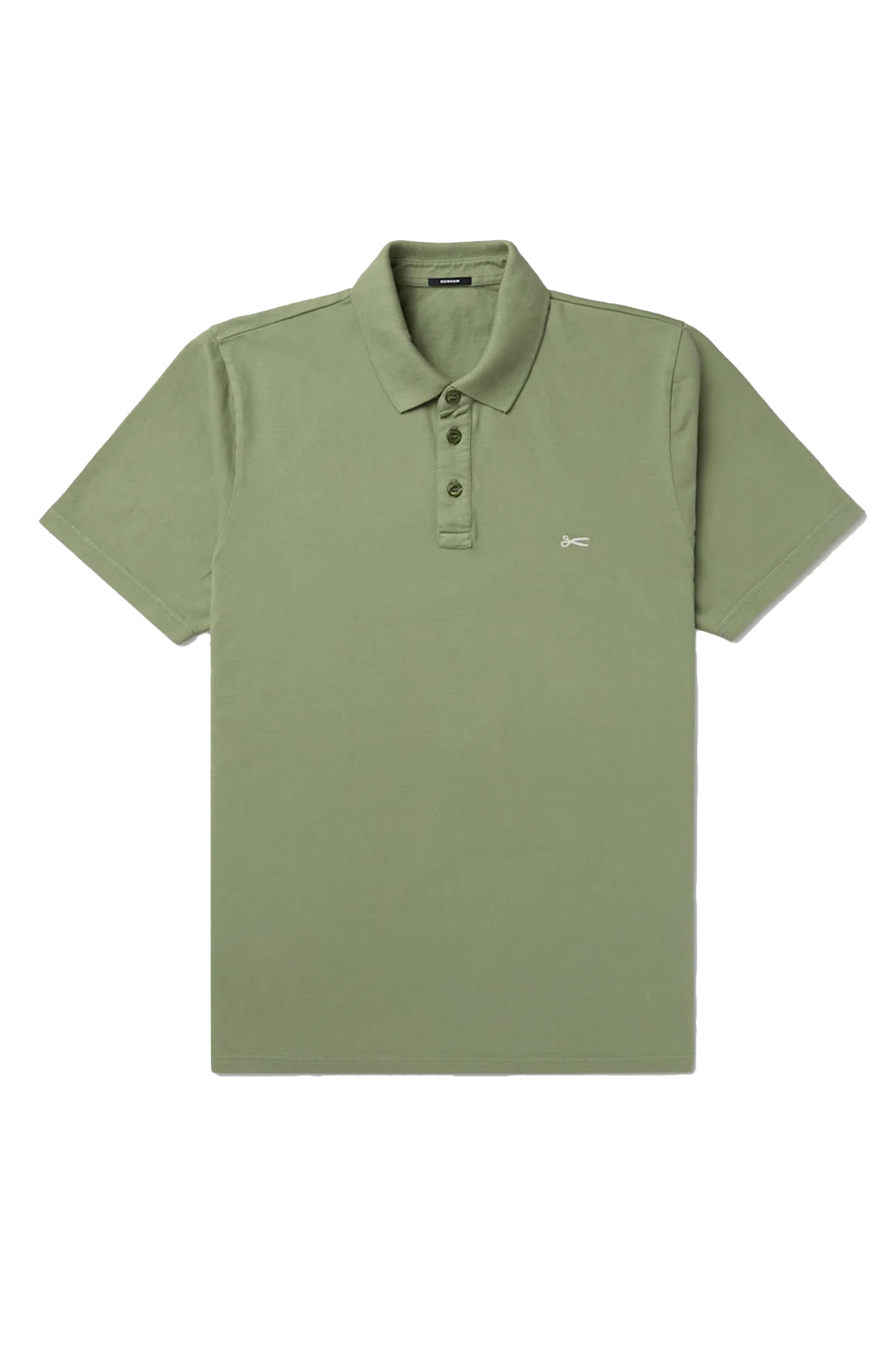 Heren polo korte mouw groen