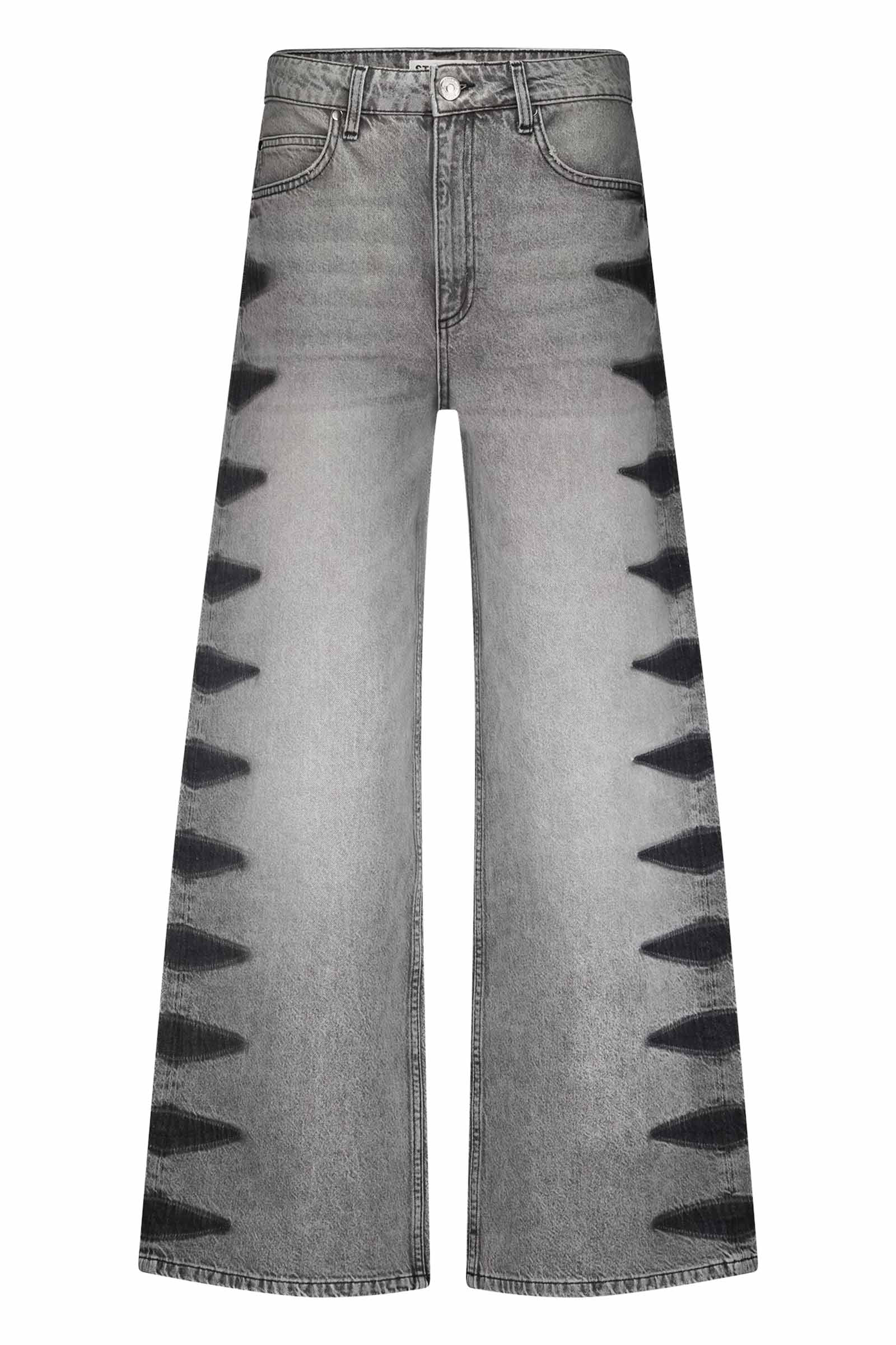 Dames broek grijs