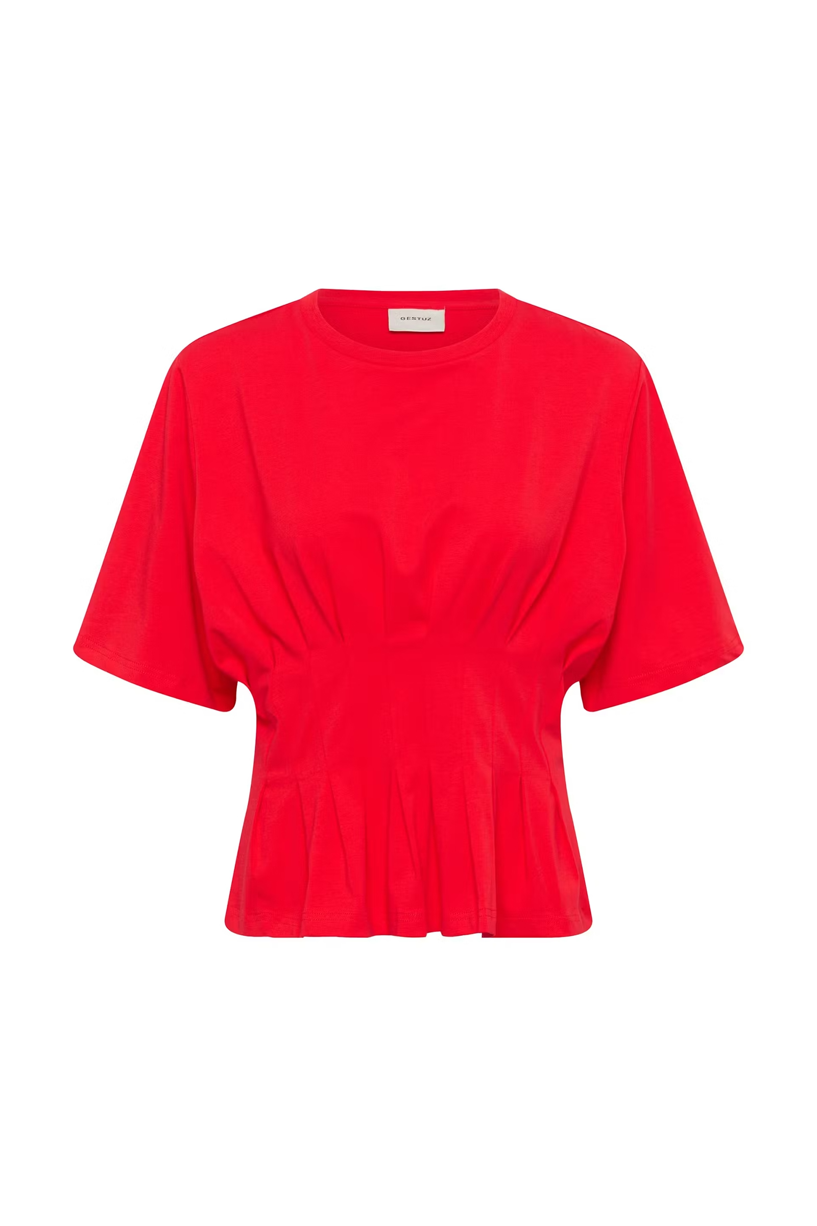 Dames t-shirt korte mouw rood
