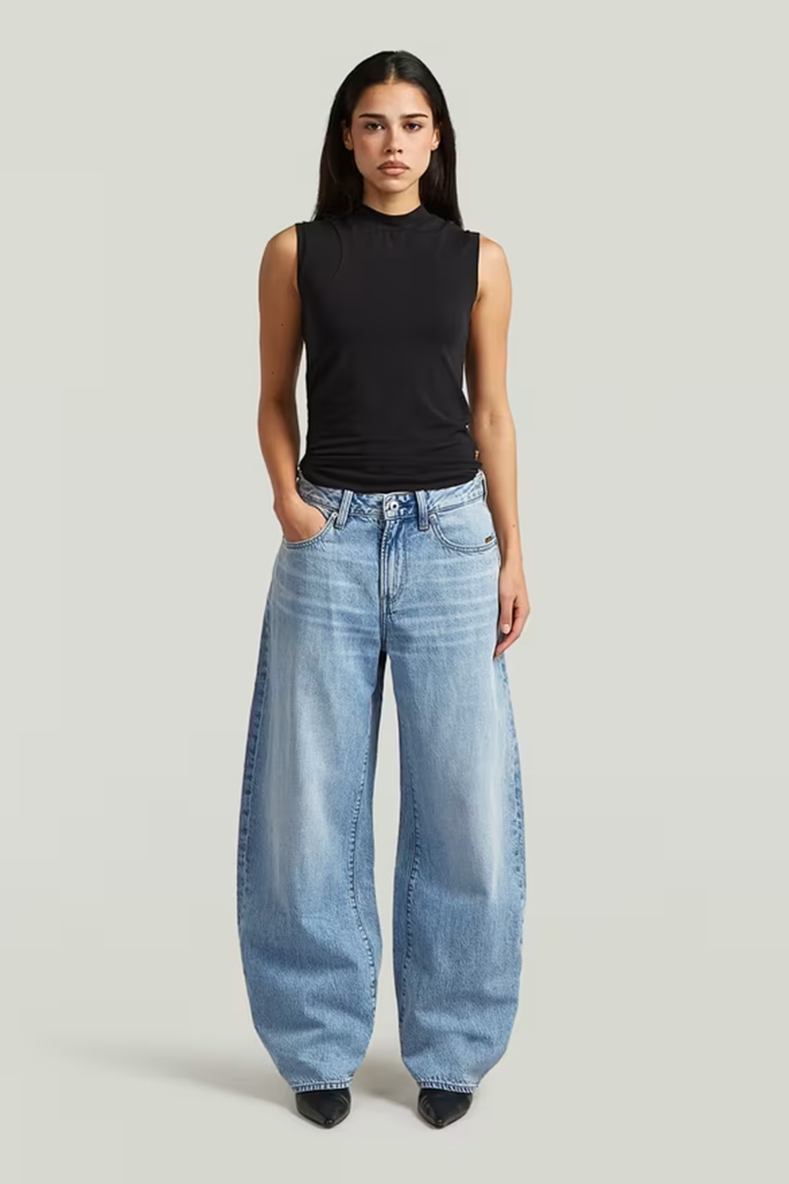 Dames jeans blauw