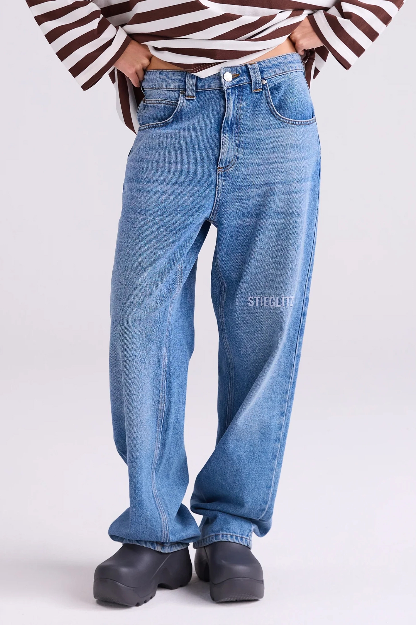 Dames jeans blauw