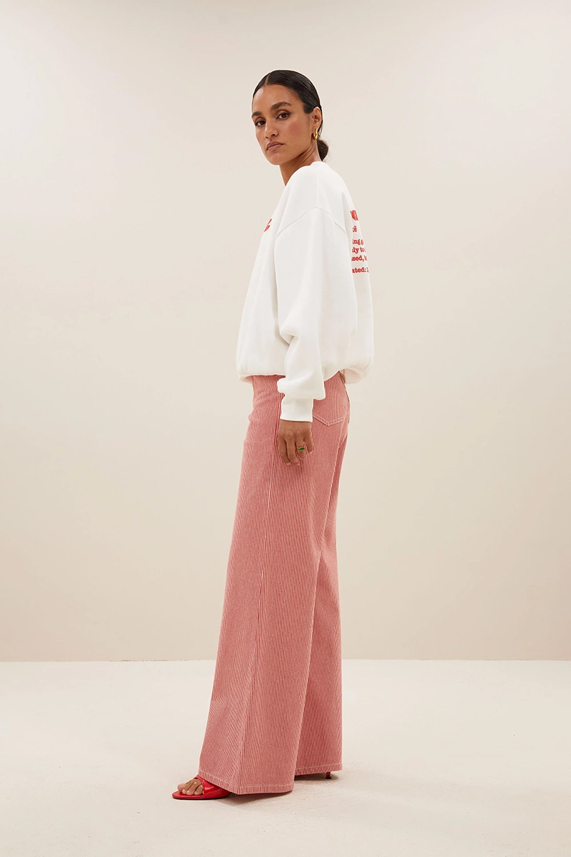 By Bar Bibi dictionary sweater Wit-1 3