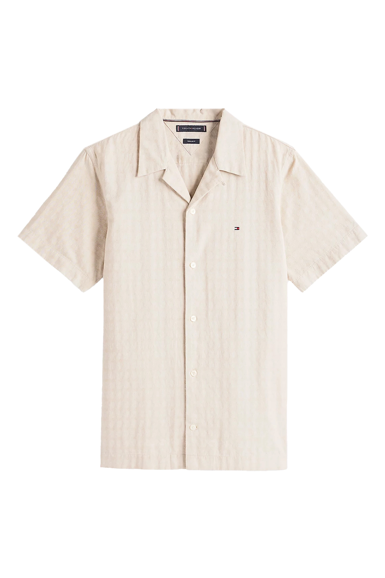 Heren overhemd km casual bruin
