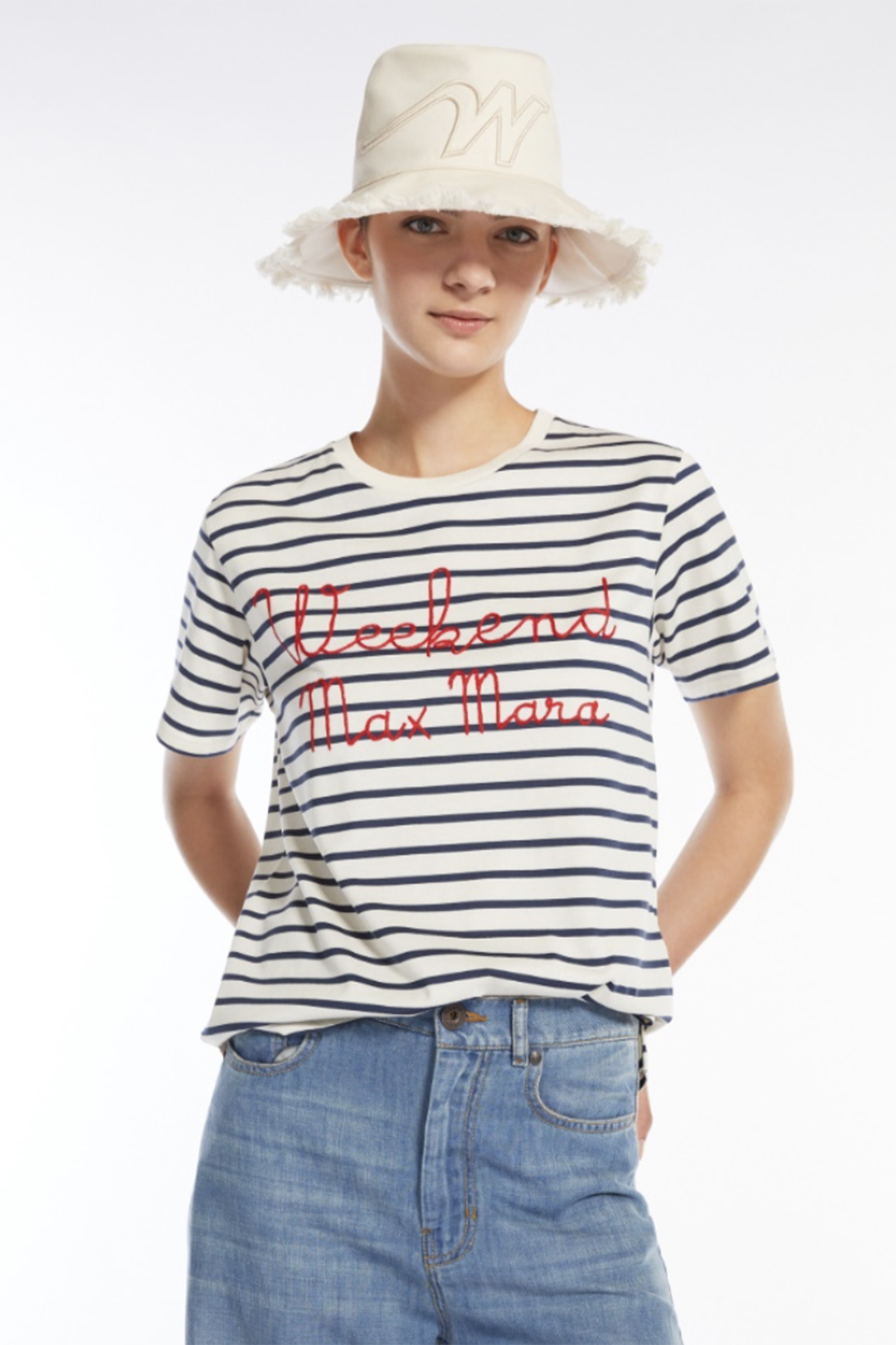 Dames t-shirt korte mouw blauw