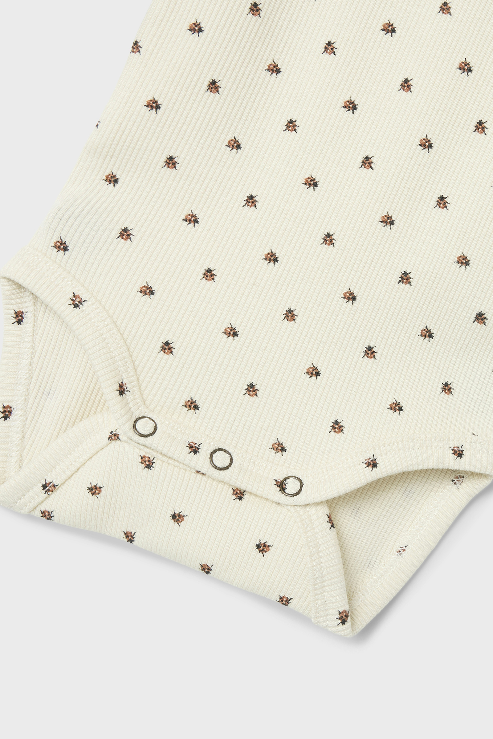 Baby romper lange mouw grijs