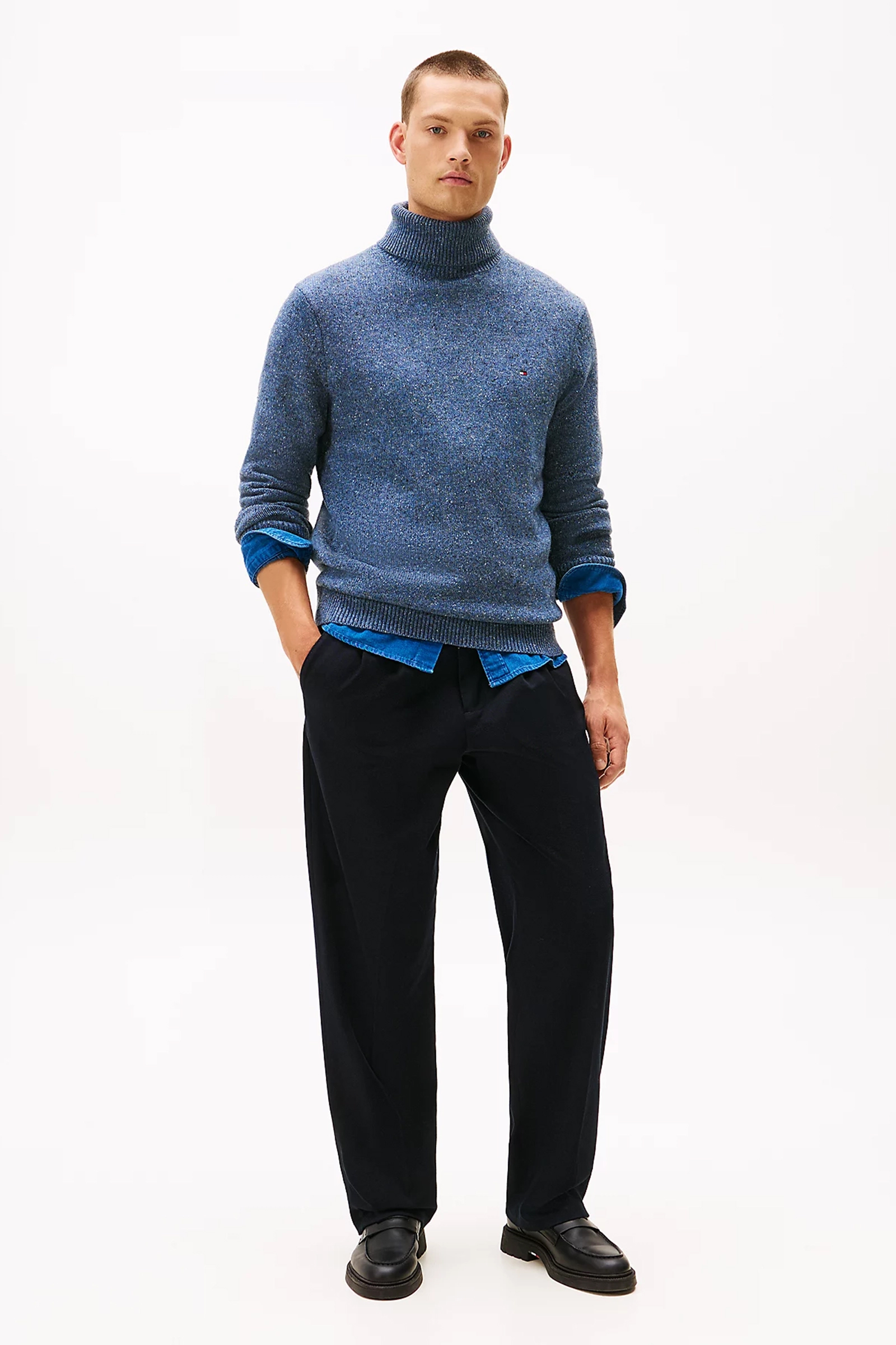 Heren trui blauw