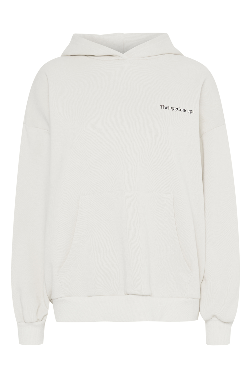 Casual dames hoodie ecru