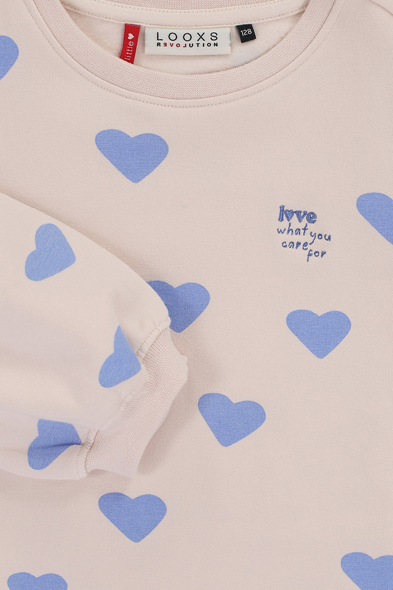 Meisjes sweater ecru