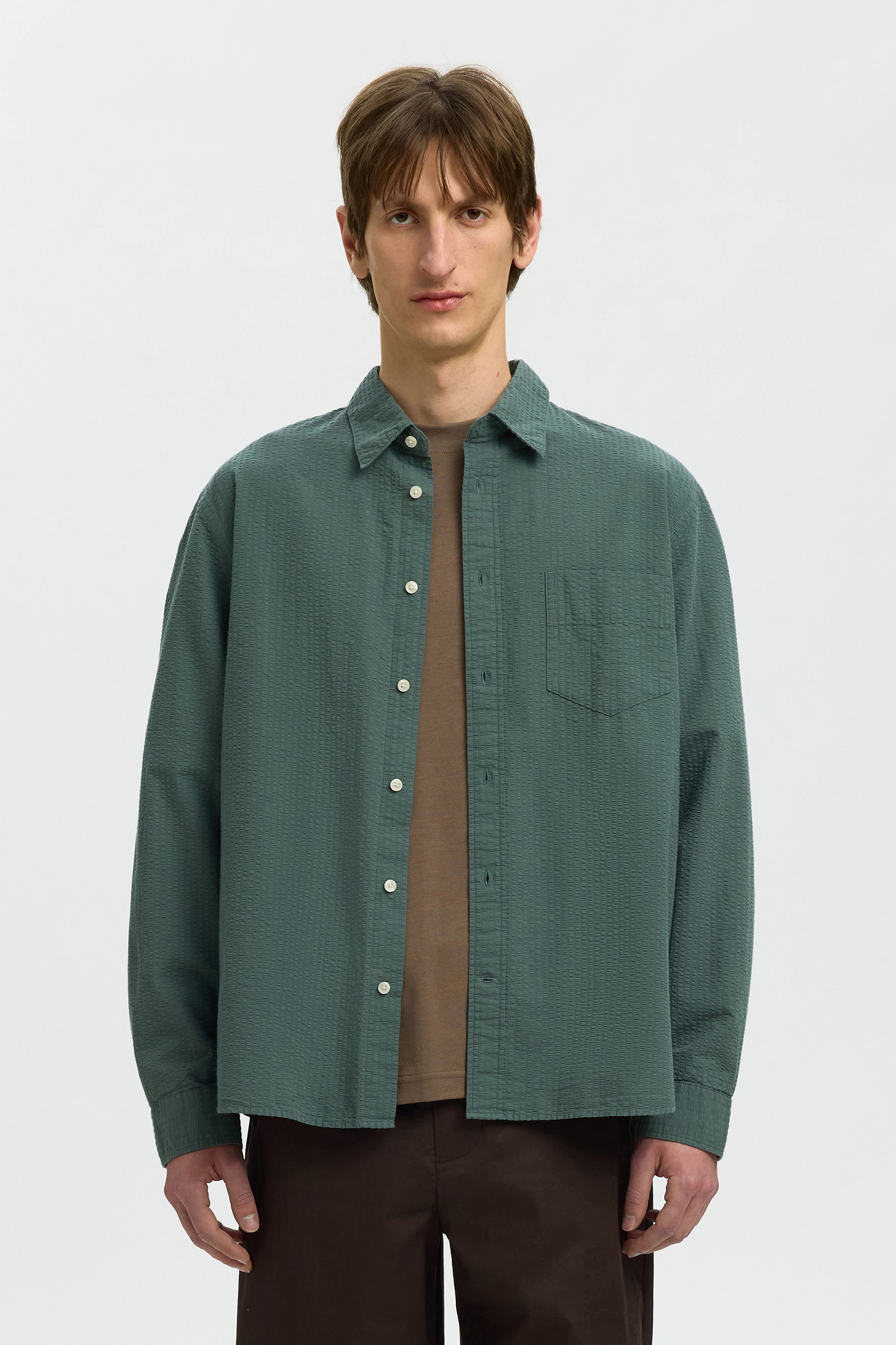 Heren overhemd lm casual